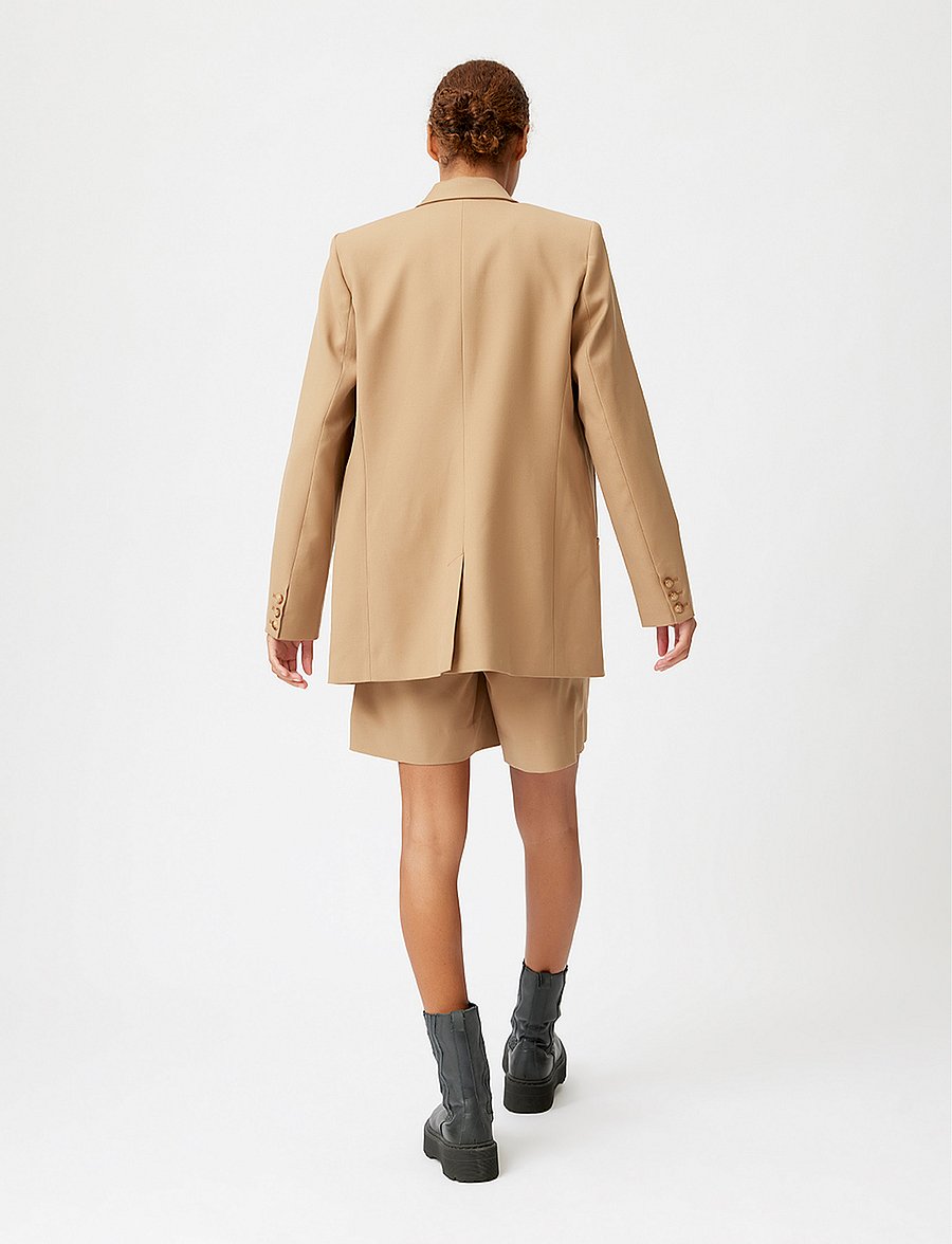 Gestuz - PaulaGZ blazer - dobbeltradede blazere - tiger's eye - 3