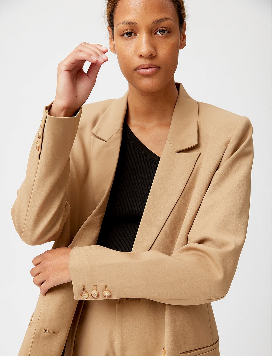Gestuz - PaulaGZ blazer - dobbeltradede blazere - tiger's eye - 4