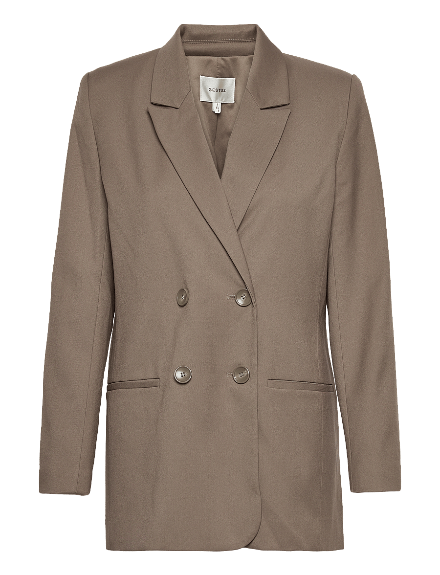 Gestuz - PaulaGZ blazer - dubbelknäppta kavajer - walnut - 1