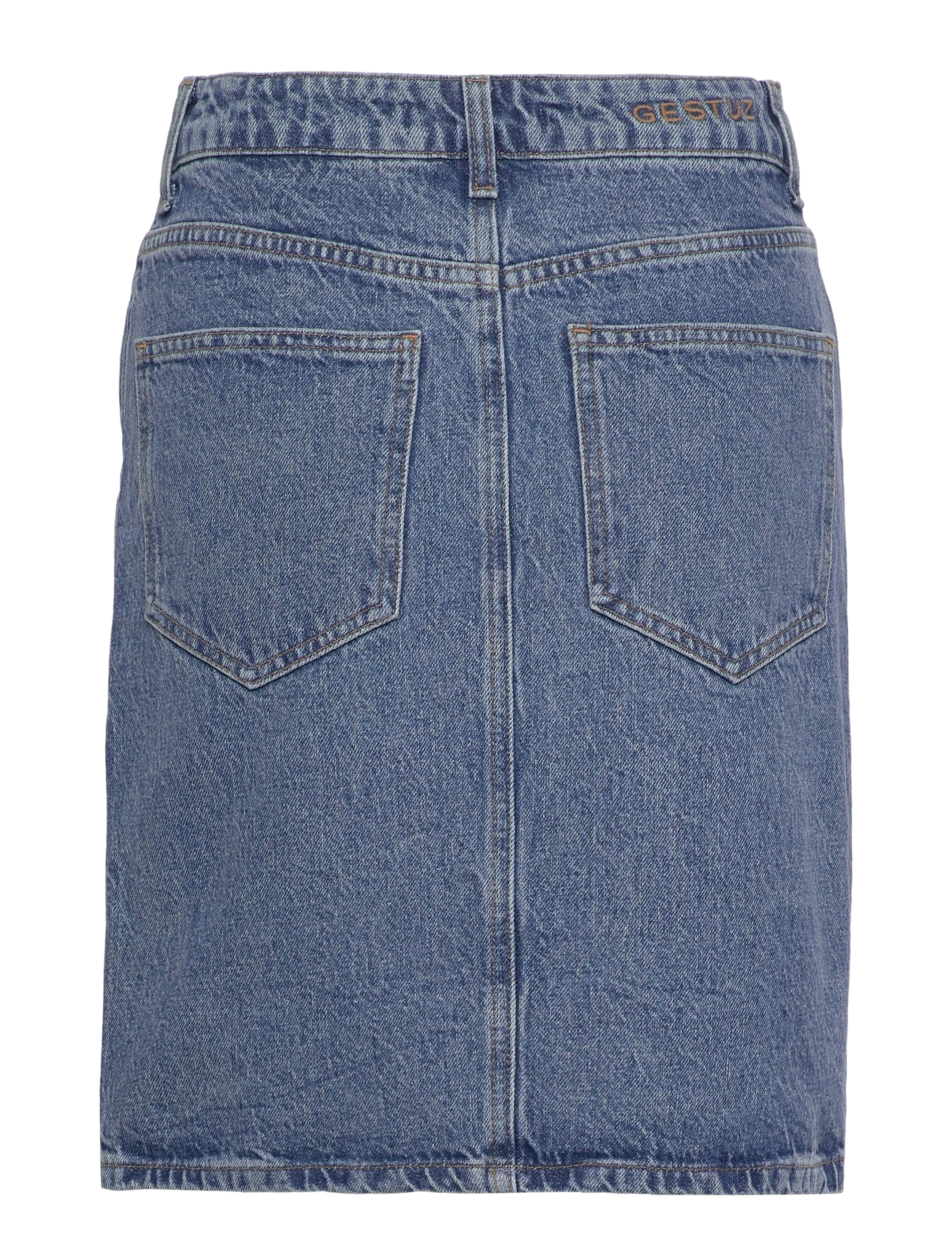 Gestuz - DenaGZ HW mini skirt NOOS - washed mid blue - 1