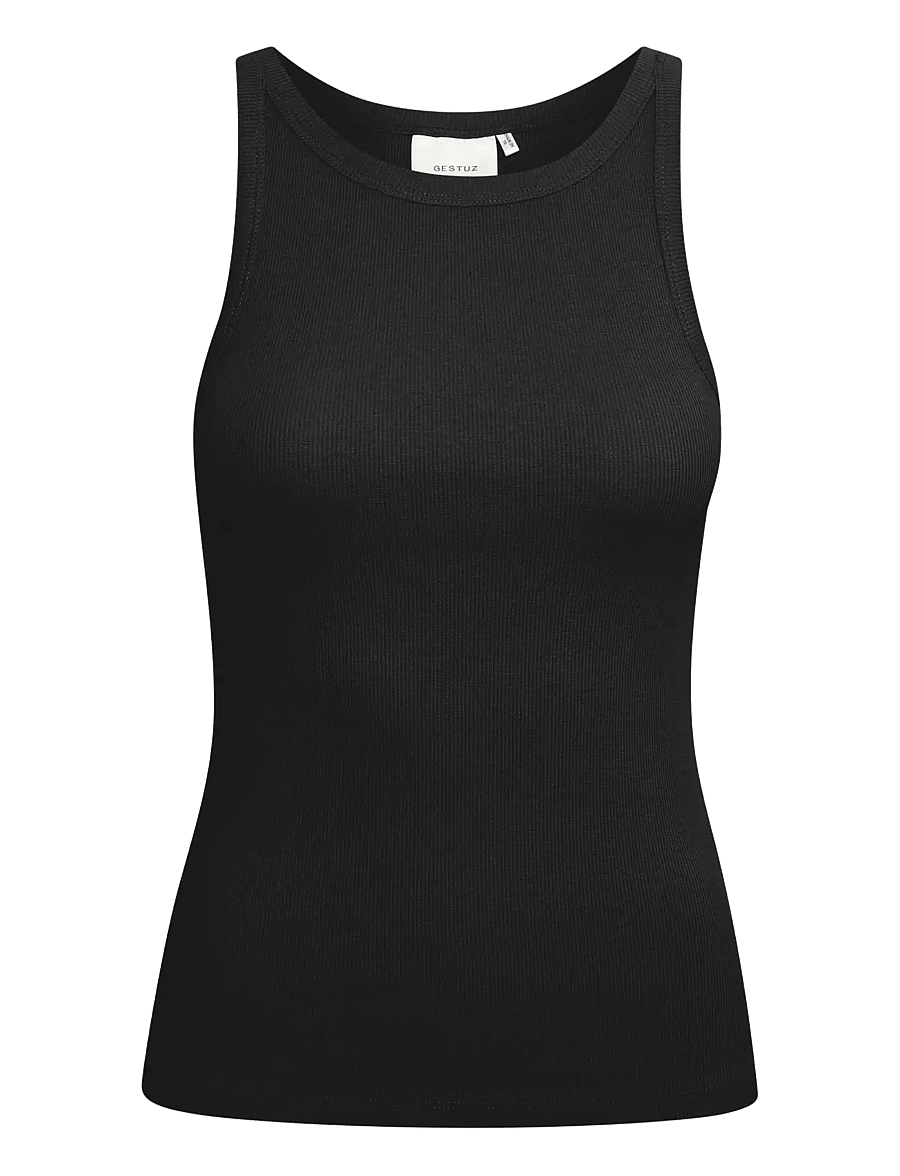 Gestuz - DrewGZ sl top NOOS - linnen - black - 1