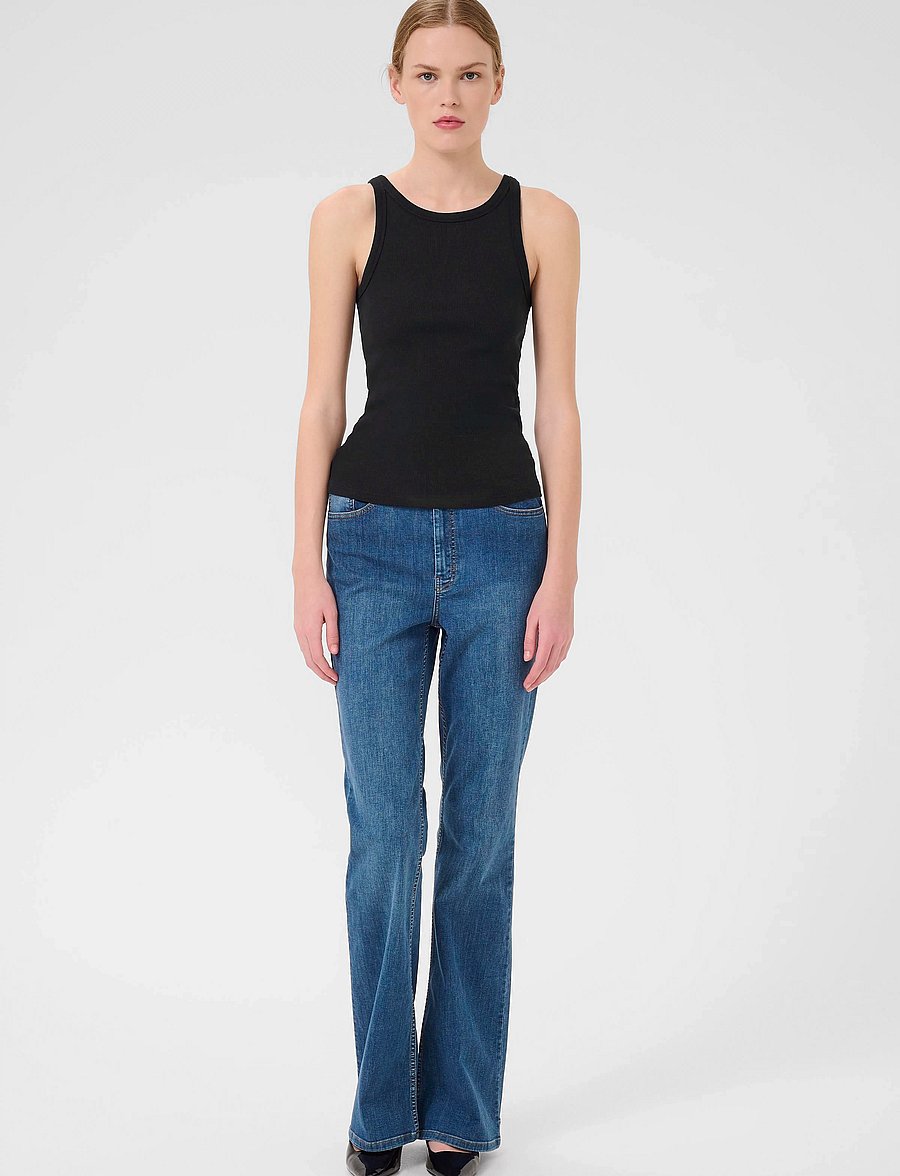 Gestuz - DrewGZ sl top NOOS - linnen - black - 3