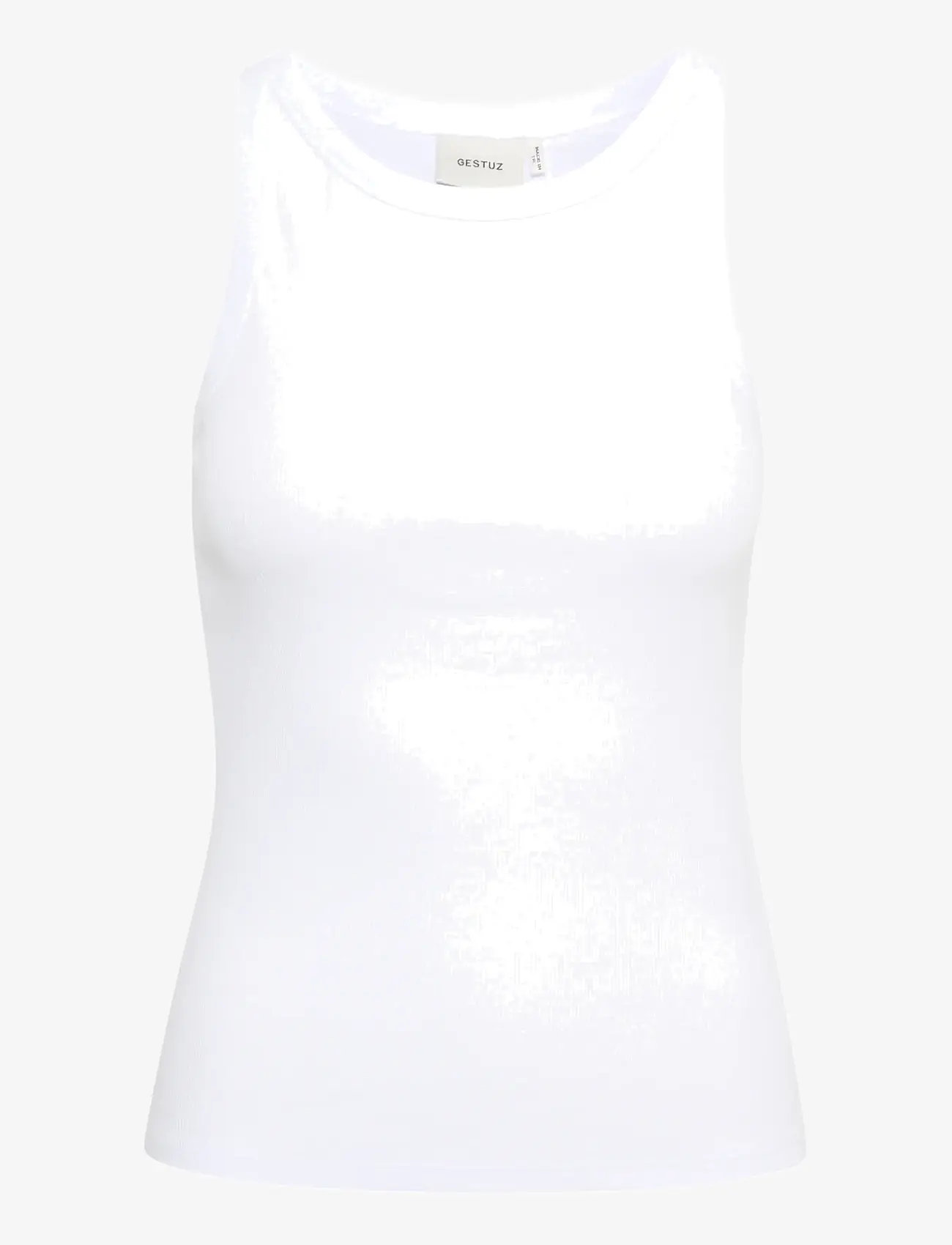 Gestuz - DrewGZ sl top NOOS - linnen - bright white - 1