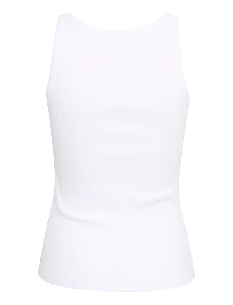 Gestuz - DrewGZ sl top NOOS - linnen - bright white - 2