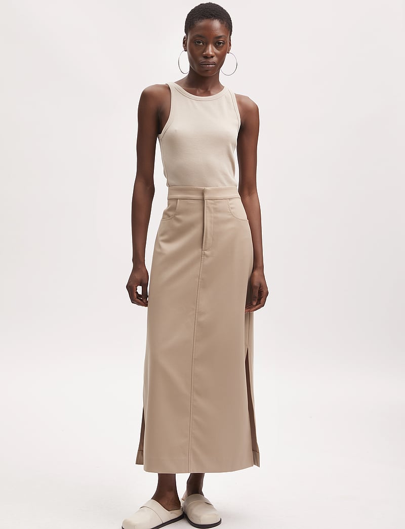 Gestuz - DrewGZ sl top NOOS - linnen - string - 0