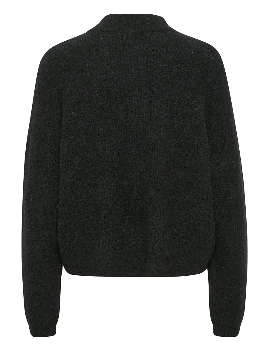Gestuz - AlphaGZ short cardigan NOOS - strickjacken - black - 2