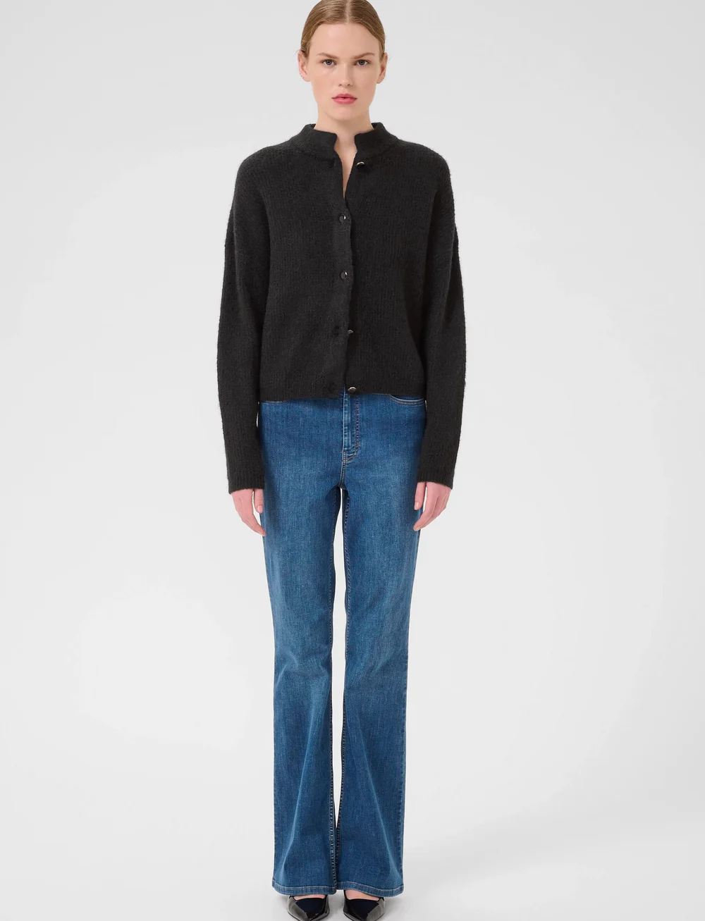 Gestuz - AlphaGZ short cardigan NOOS - cardigans - black - 3