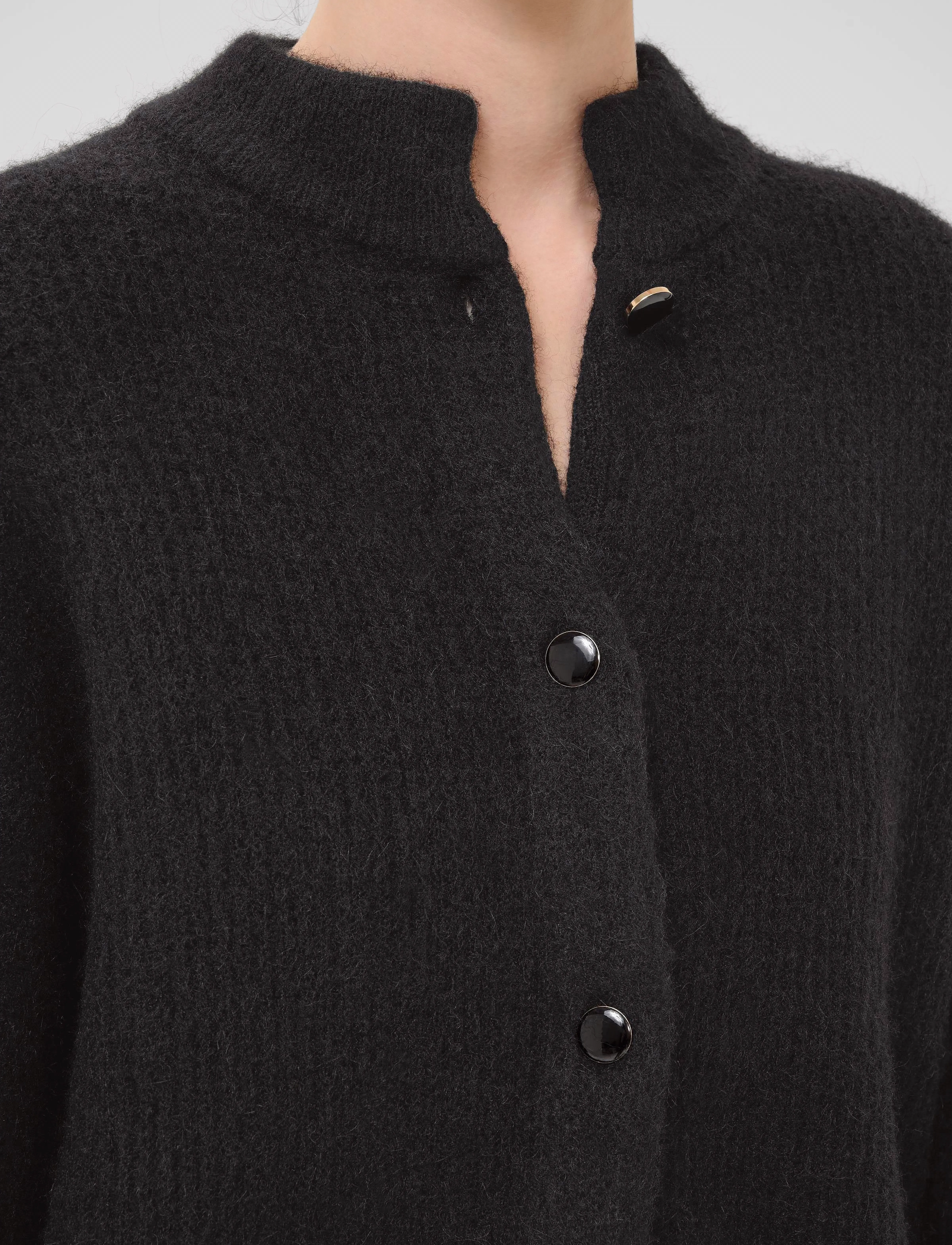 Gestuz - AlphaGZ short cardigan NOOS - strickjacken - black - 5