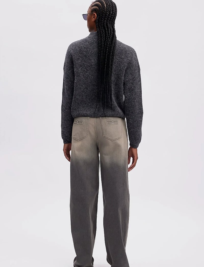 Gestuz - AlphaGZ short cardigan NOOS - koftor - charcoal melange - 4