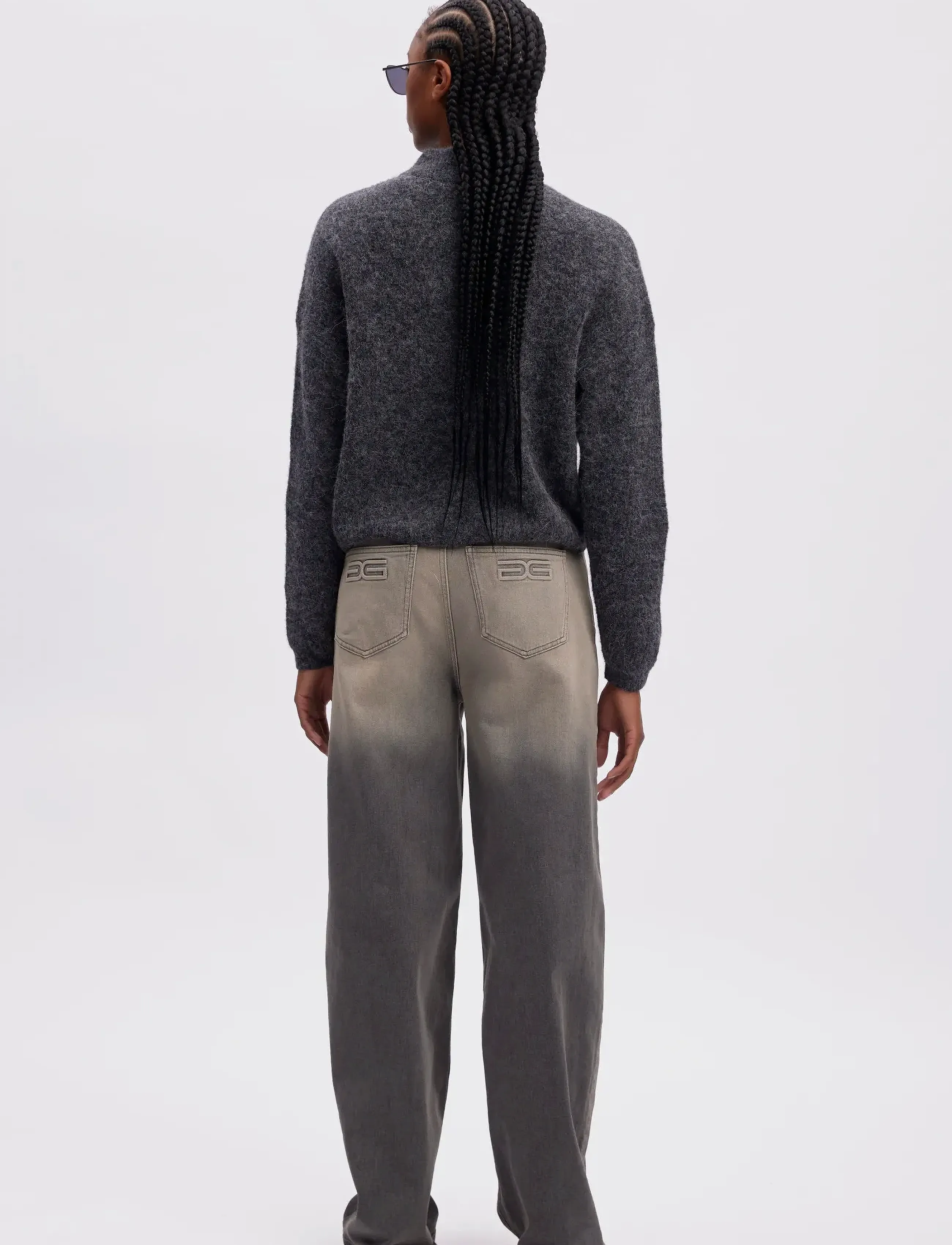 Gestuz - AlphaGZ short cardigan NOOS - cardigans - charcoal melange - 4
