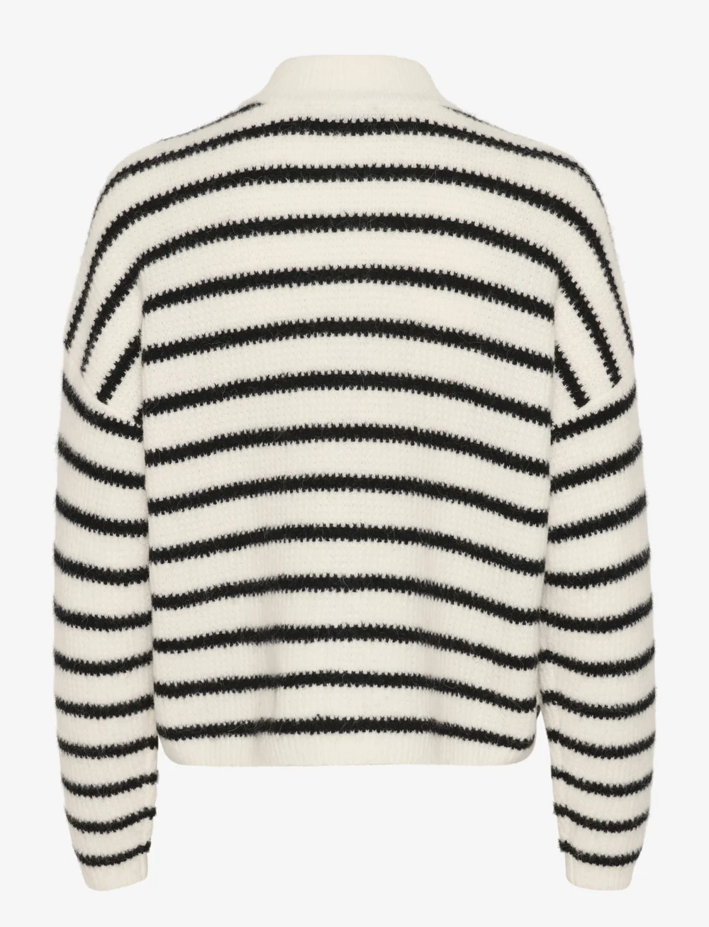 Gestuz - AlphaGZ short cardigan NOOS - cardigans - ivory black striped - 2