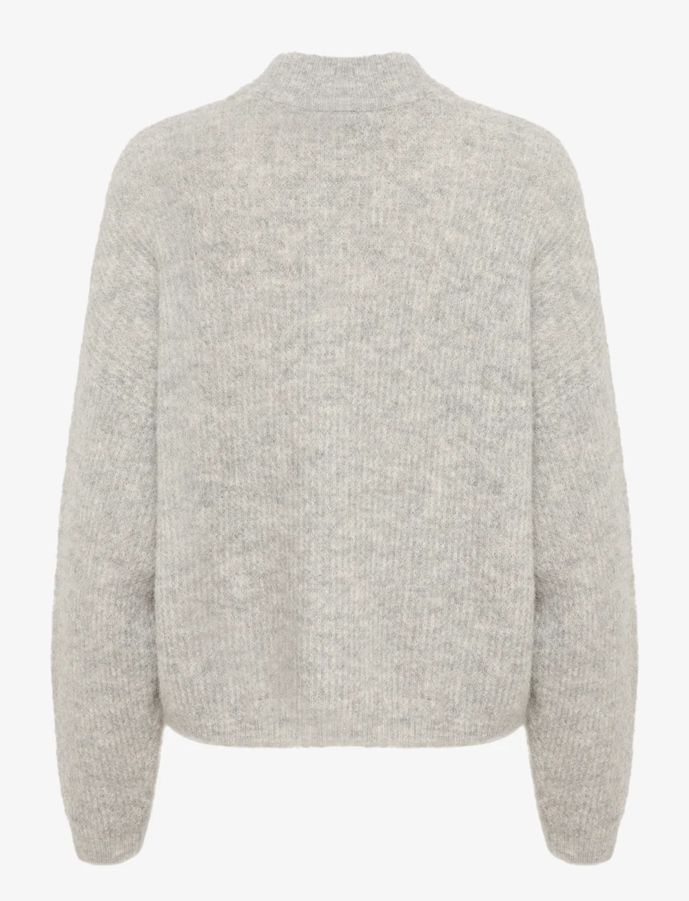 Gestuz - AlphaGZ short cardigan NOOS - cardigans - light grey melange - 2