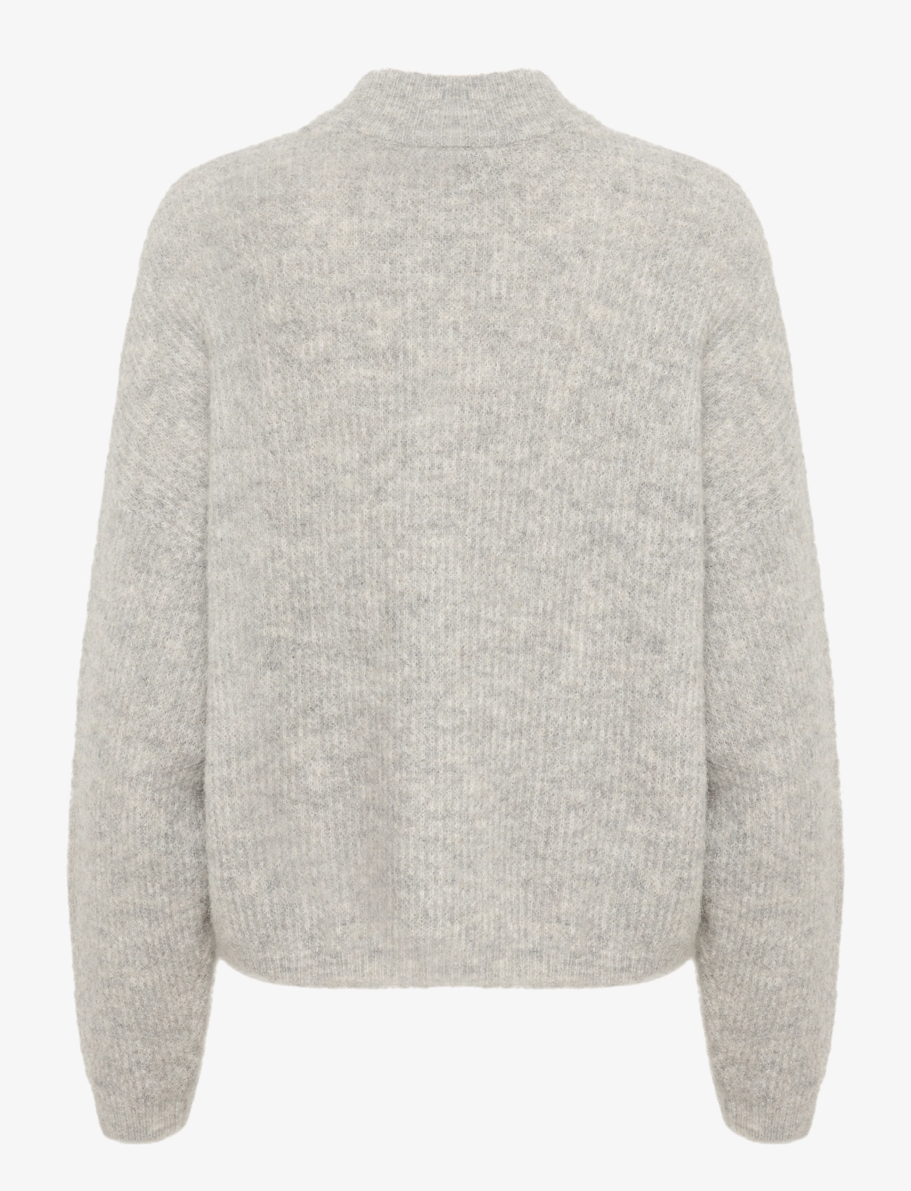 Gestuz - AlphaGZ short cardigan NOOS - strickjacken - light grey melange - 2