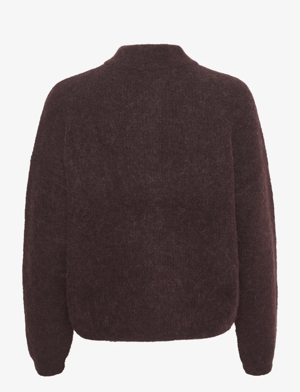 Gestuz - AlphaGZ short cardigan NOOS - cardigans - plum melange - 2