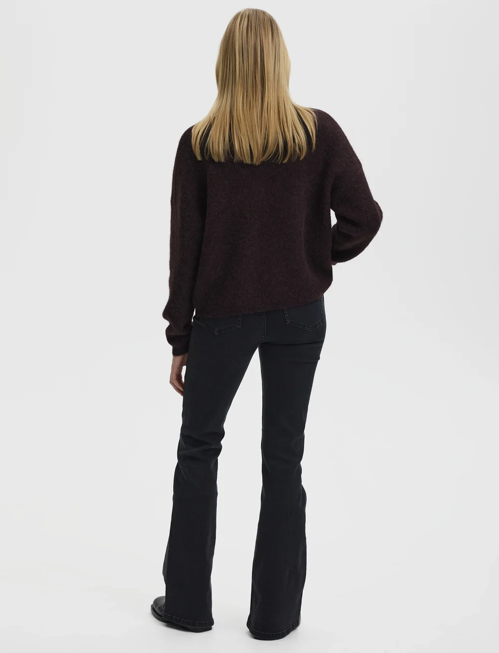 Gestuz - AlphaGZ short cardigan NOOS - cardigans - plum melange - 4