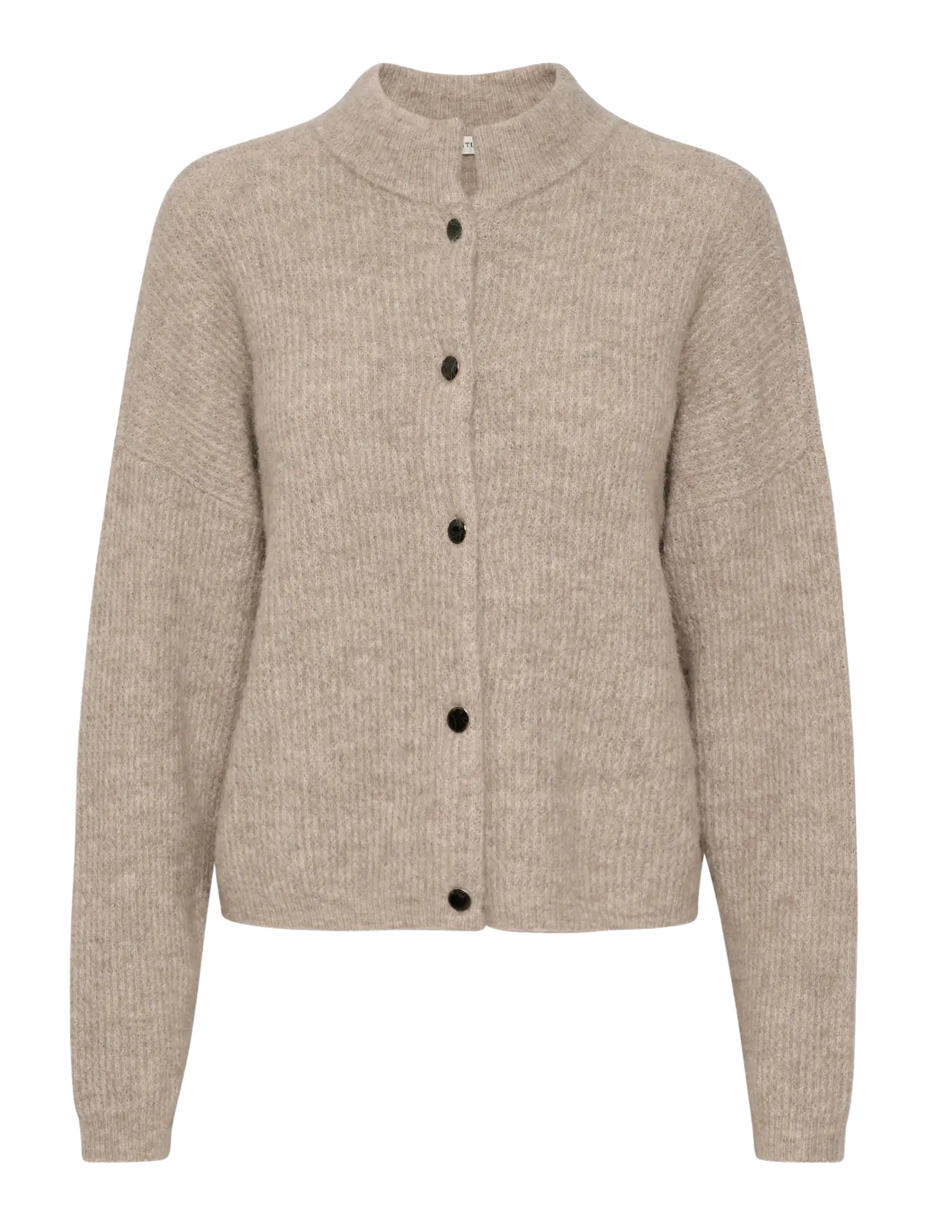 Gestuz AlphaGZ short cardigan NOOS - Transitional Layering - WARM SAND MELANGE / beige