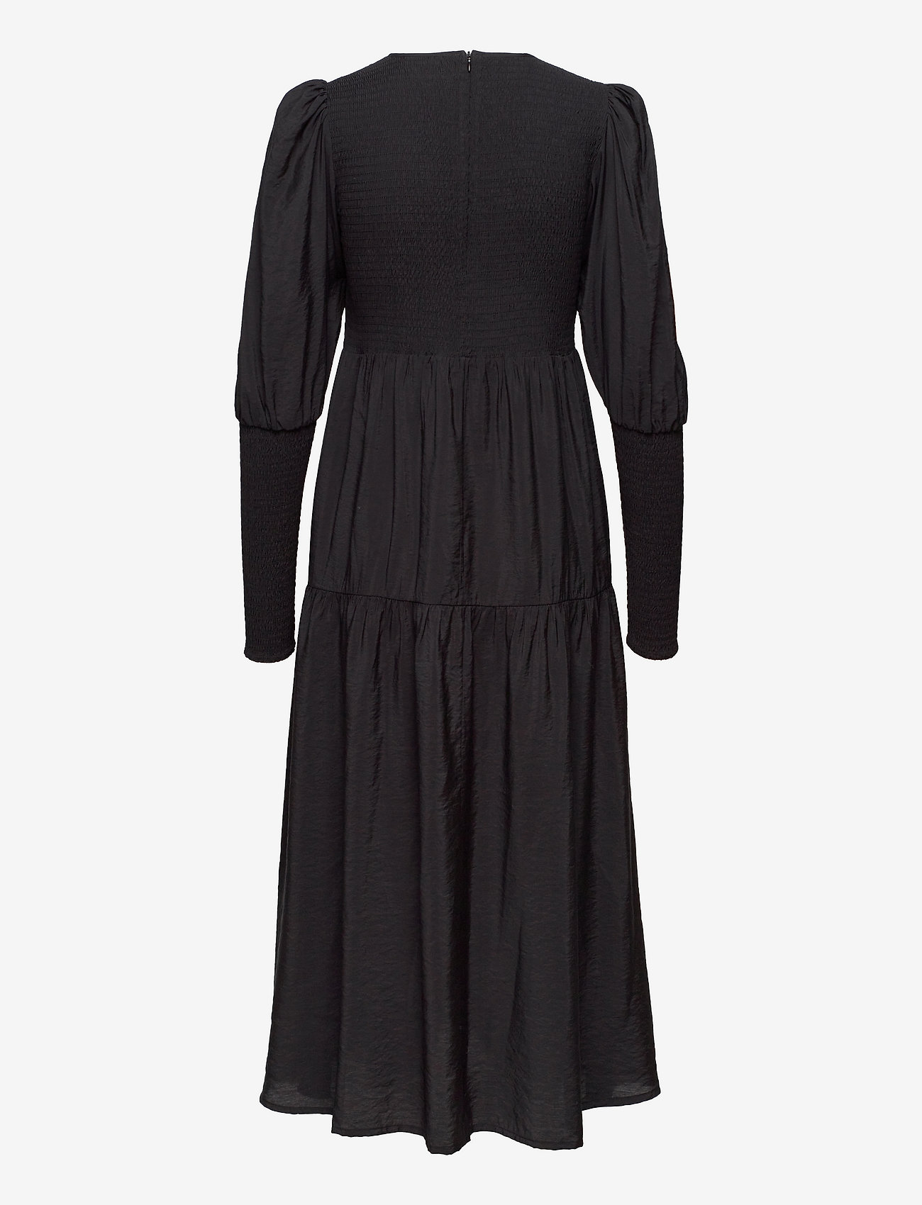 Gestuz - MorianaGZ solid long dress - midikjoler - black - 1