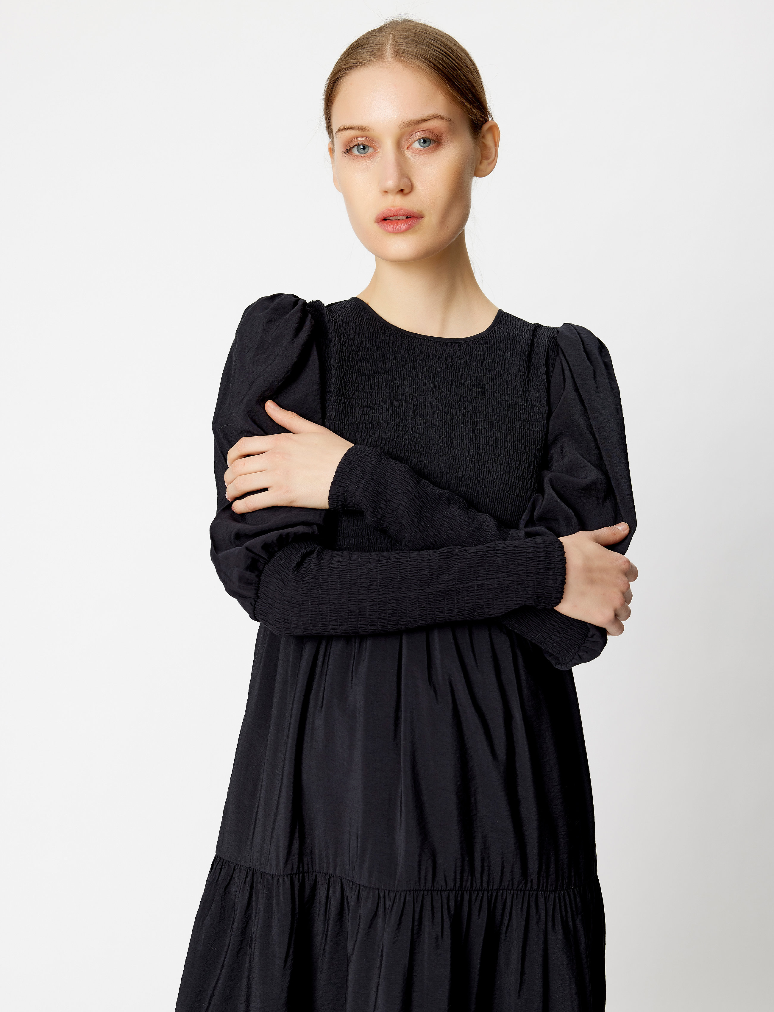 Gestuz - MorianaGZ solid long dress - midikleidid - black - 4