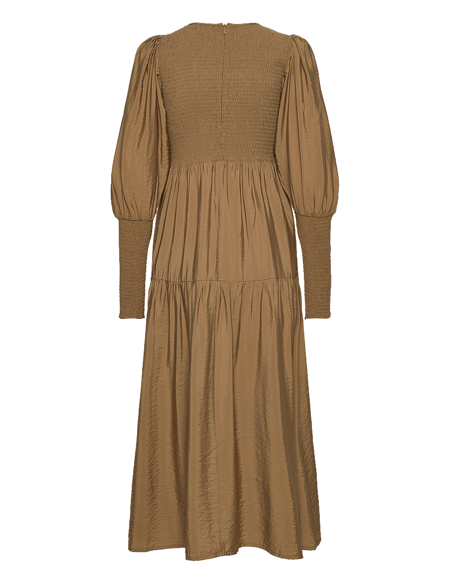 Gestuz - MorianaGZ solid long dress - midiklänningar - gothic olive - 2