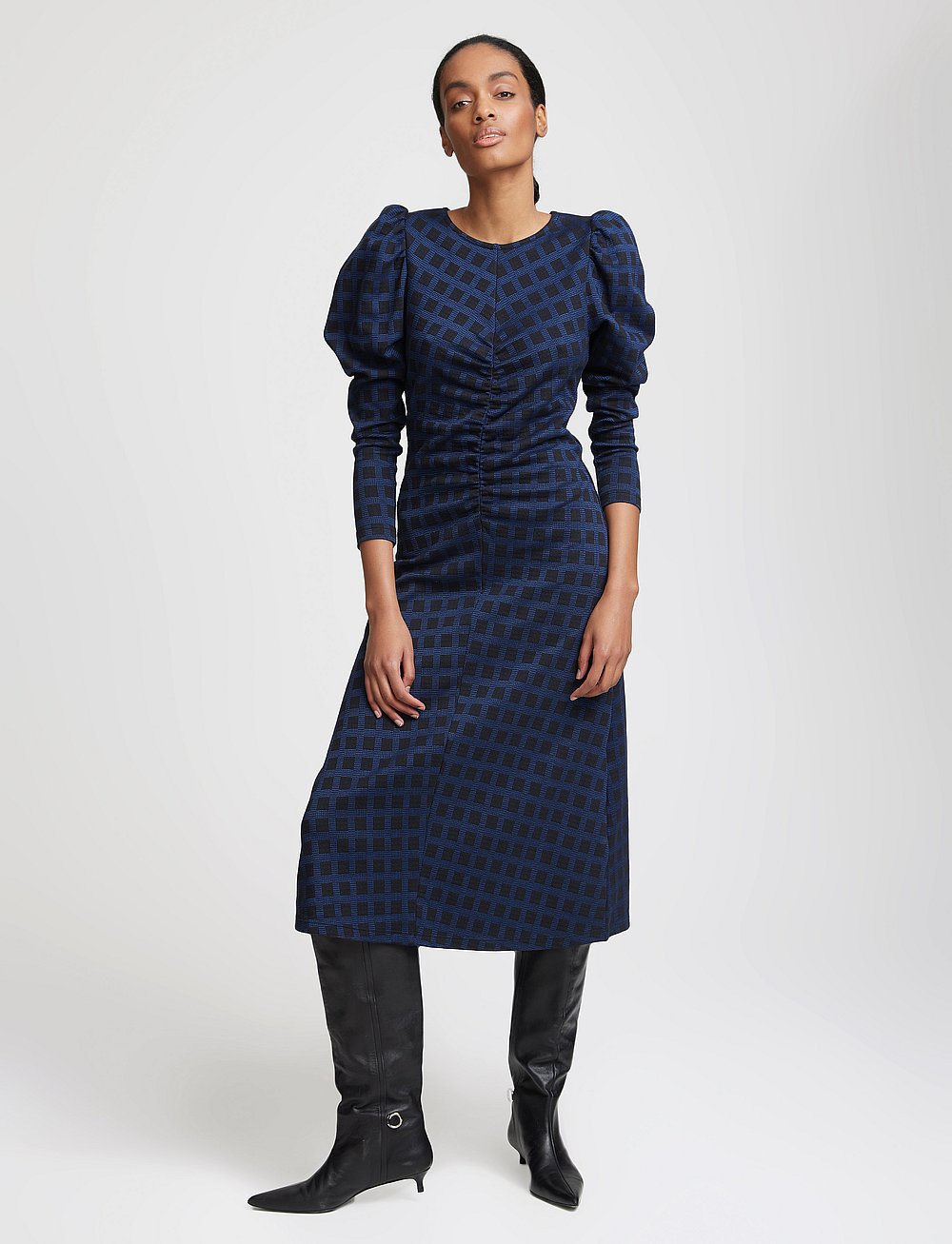 gestuz blue dress GESTUZ Dress "Laily" blue finch