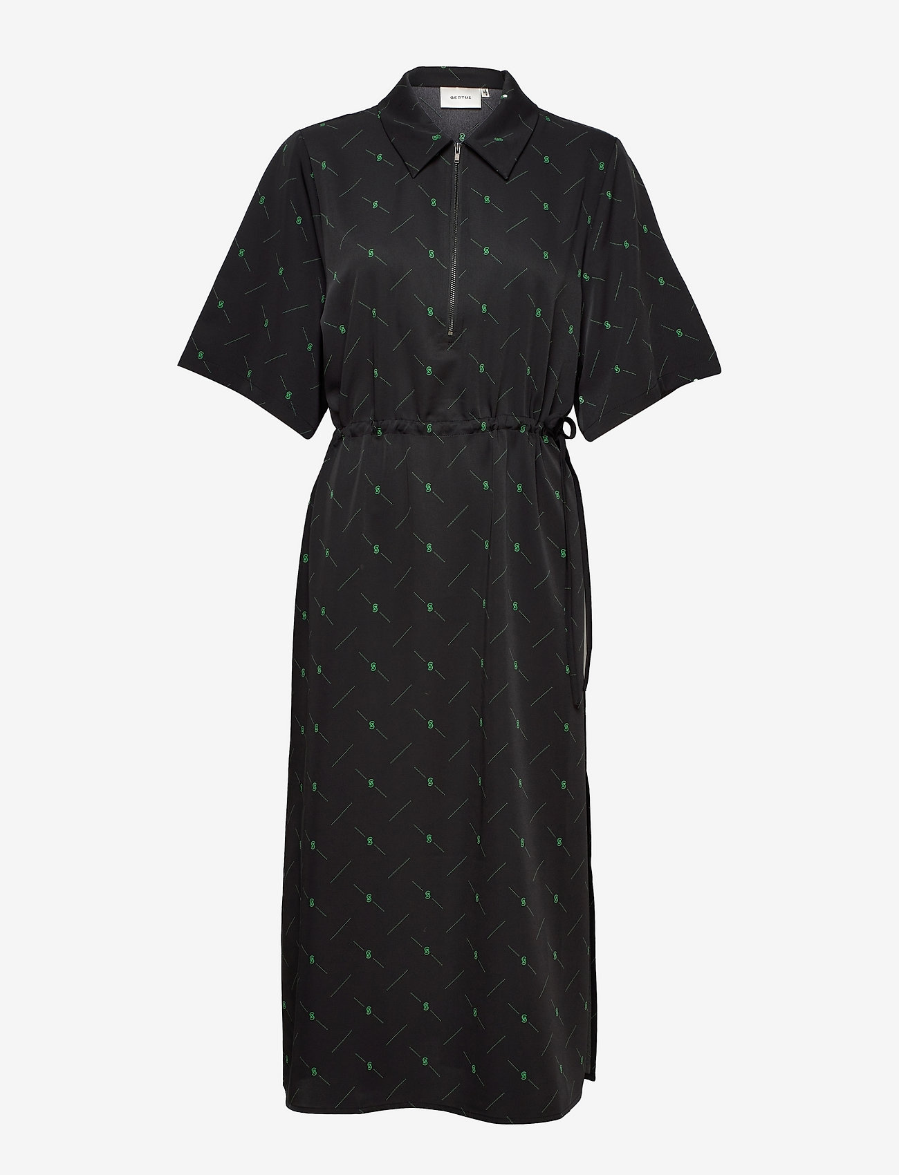 Gestuz - HanniGZ dress - black/green - 0