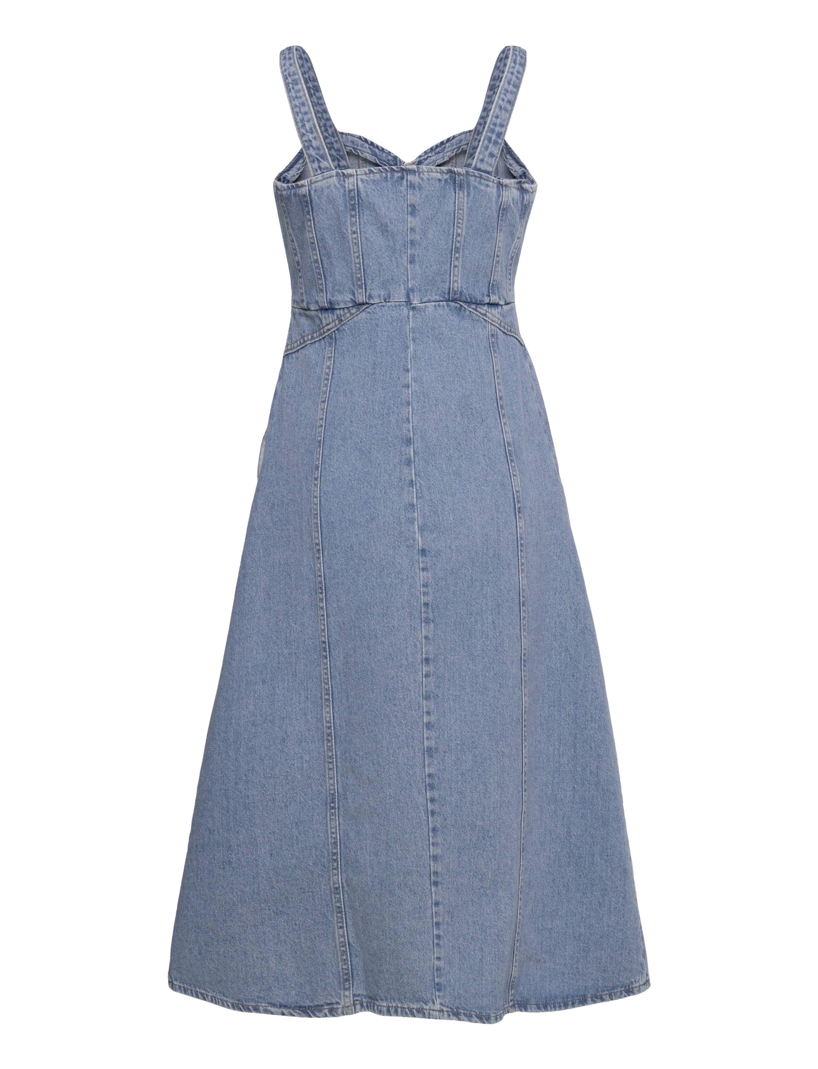 Gestuz - PaciaGZ dress - washed mid blue - 1