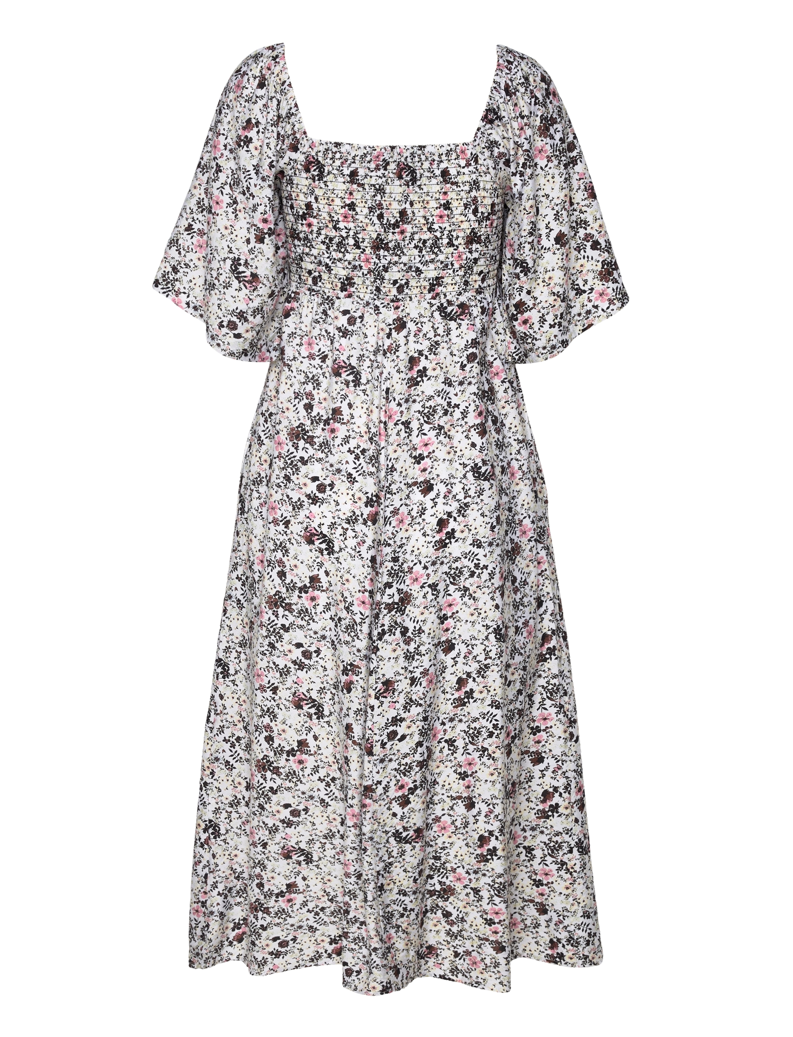 Gestuz - JosyGZ ss dress - midi kjoler - pink flower draft - 2