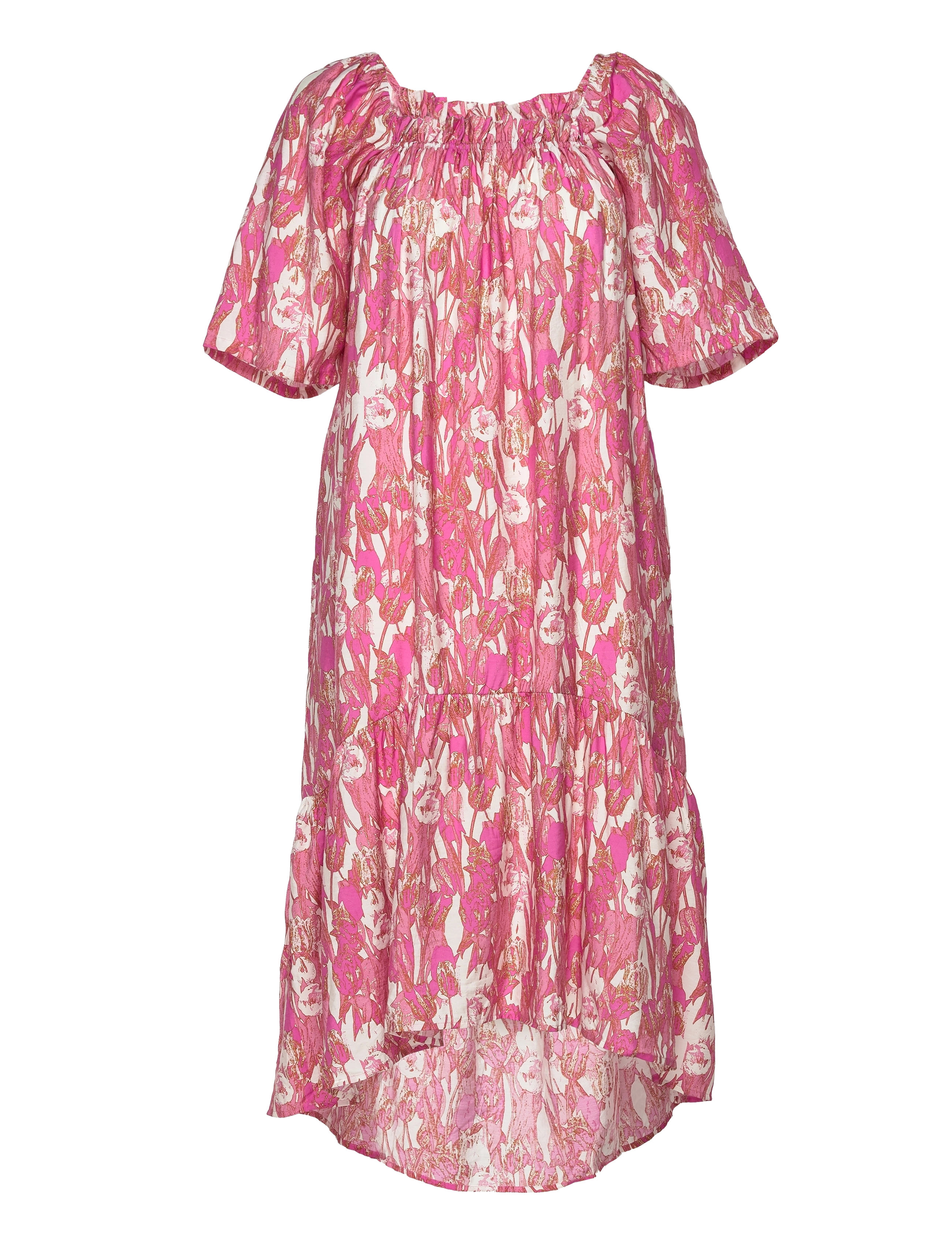 Gestuz AmasyGZ ss dress - Klänningar - PINK TULIP / pink/rose