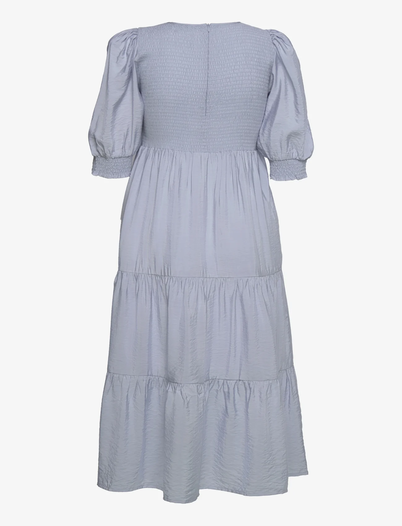 Gestuz - MorianaGZ solid ss dress - midi kjoler - xenon blue - 1