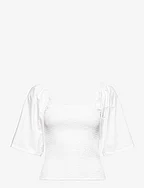 JoshaGZ ss blouse - BRIGHT WHITE