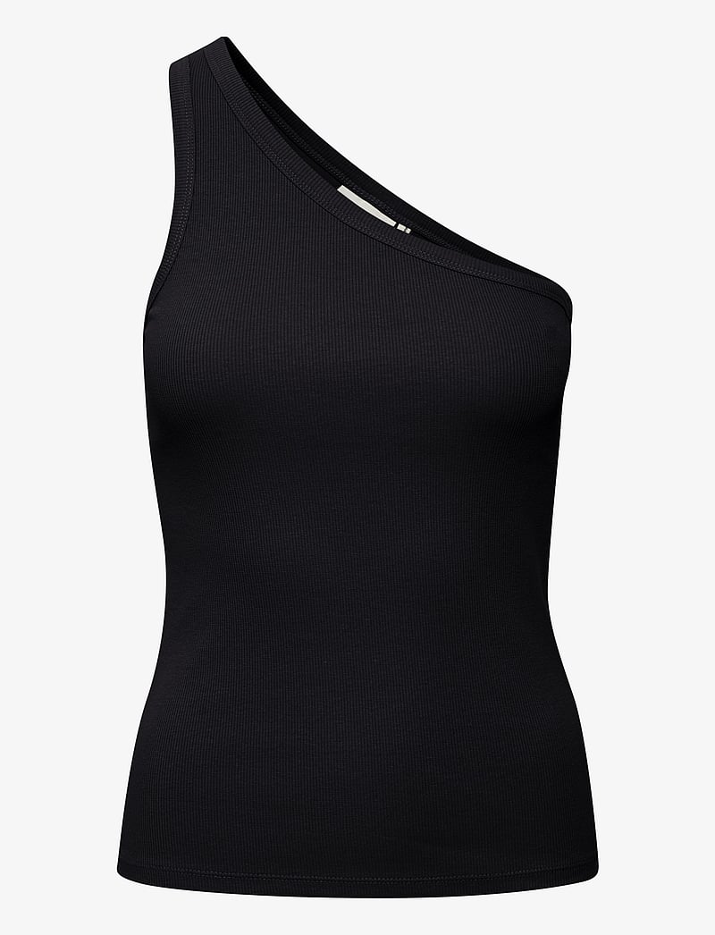 Gestuz - DrewGZ one shoulder - Ärmellose tops - black - 1