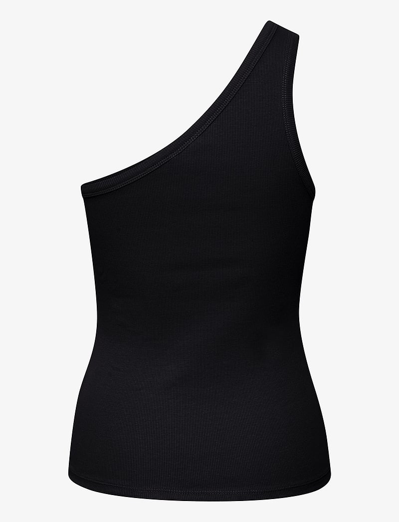 Gestuz - DrewGZ one shoulder - Ärmellose tops - black - 2