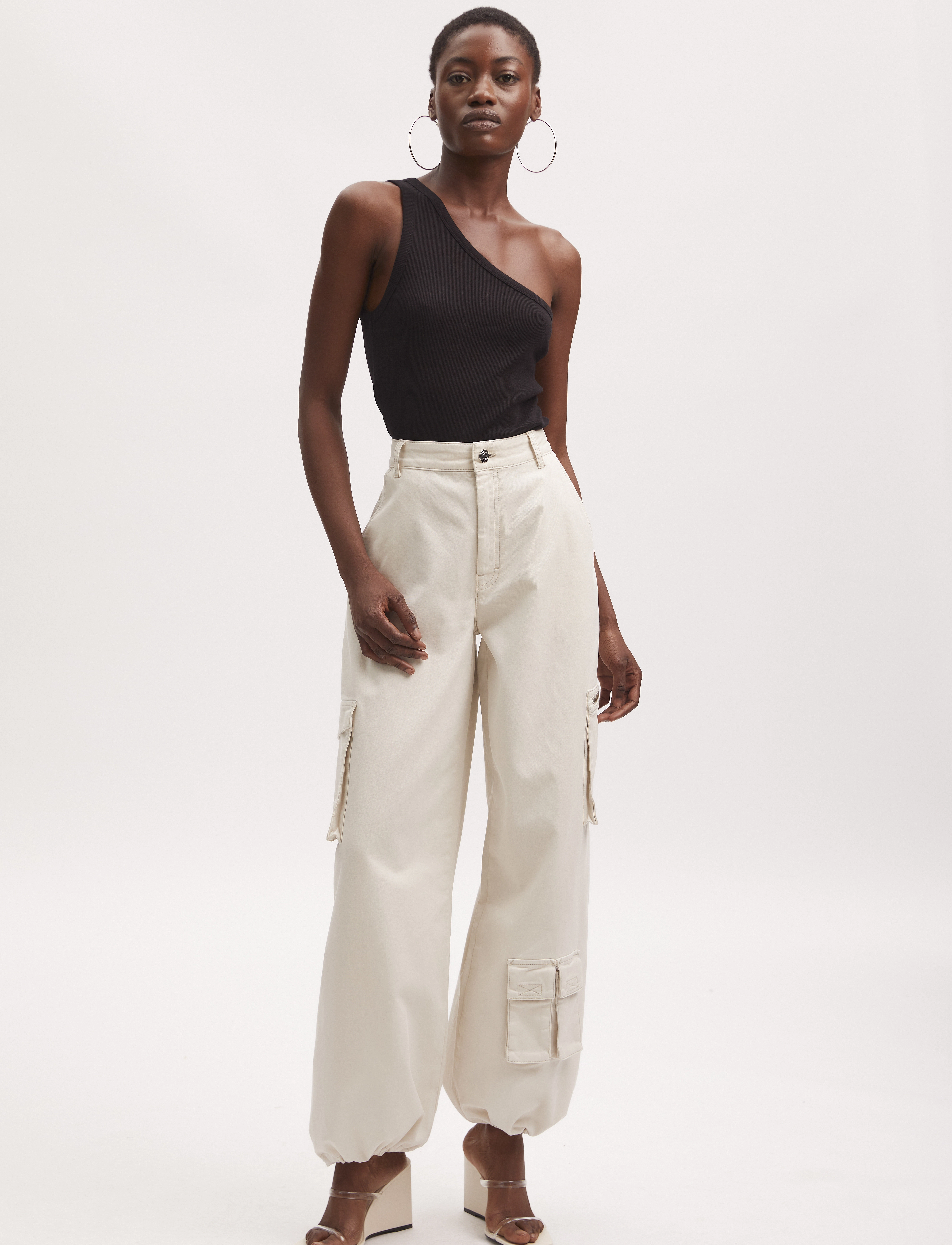 Gestuz Drewgz One Shoulder, Kvinder, Top Med Én Skulder, Sort, Str: L