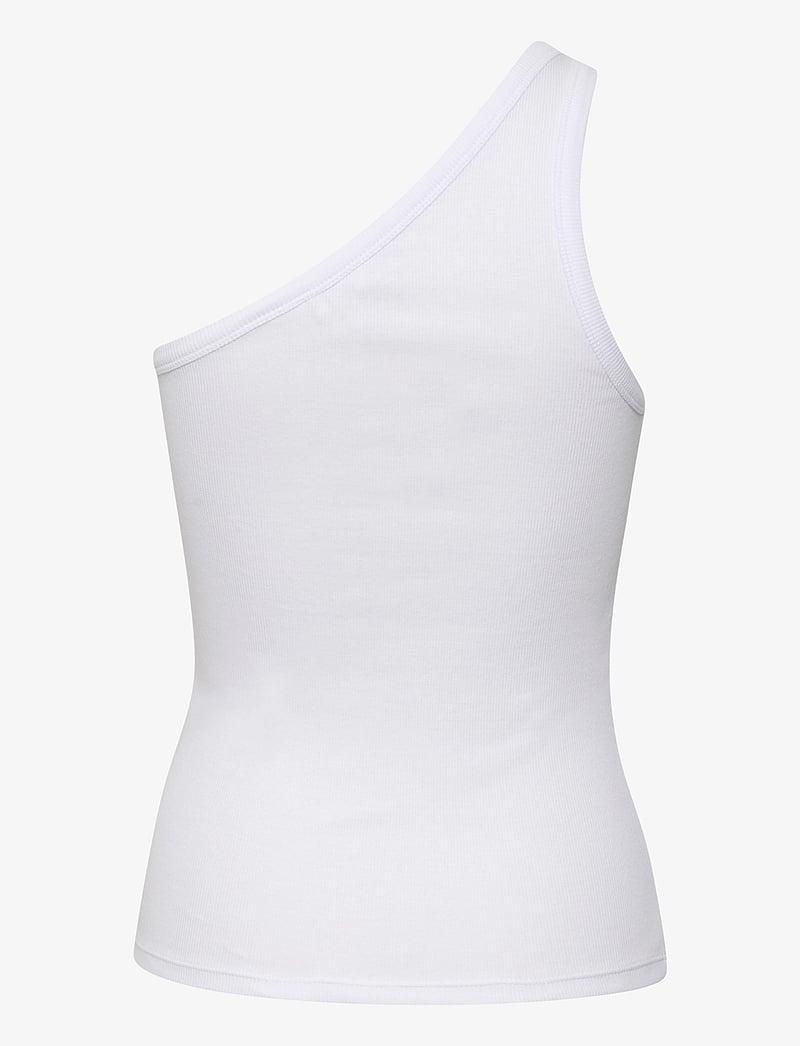 Gestuz - DrewGZ one shoulder - linnen - bright white - 2
