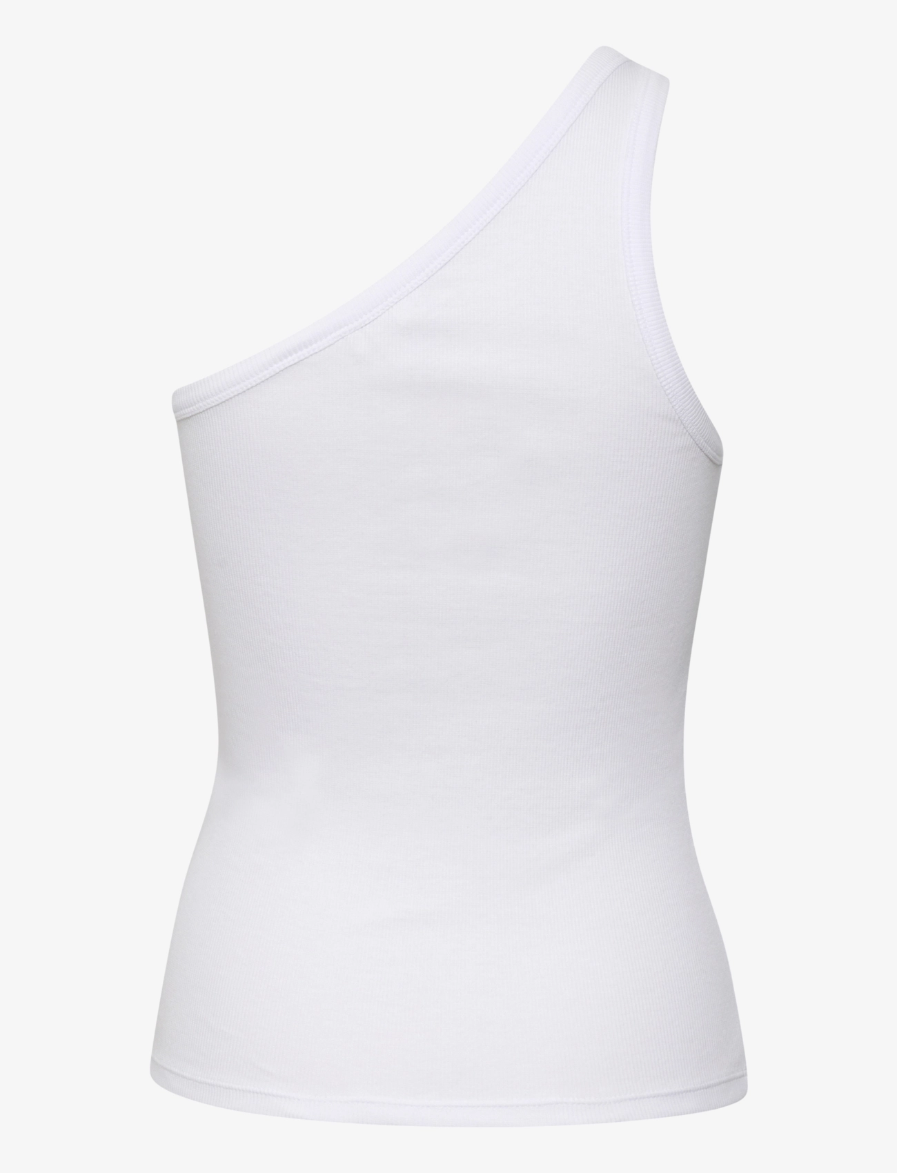 Gestuz - DrewGZ one shoulder - linnen - bright white - 2