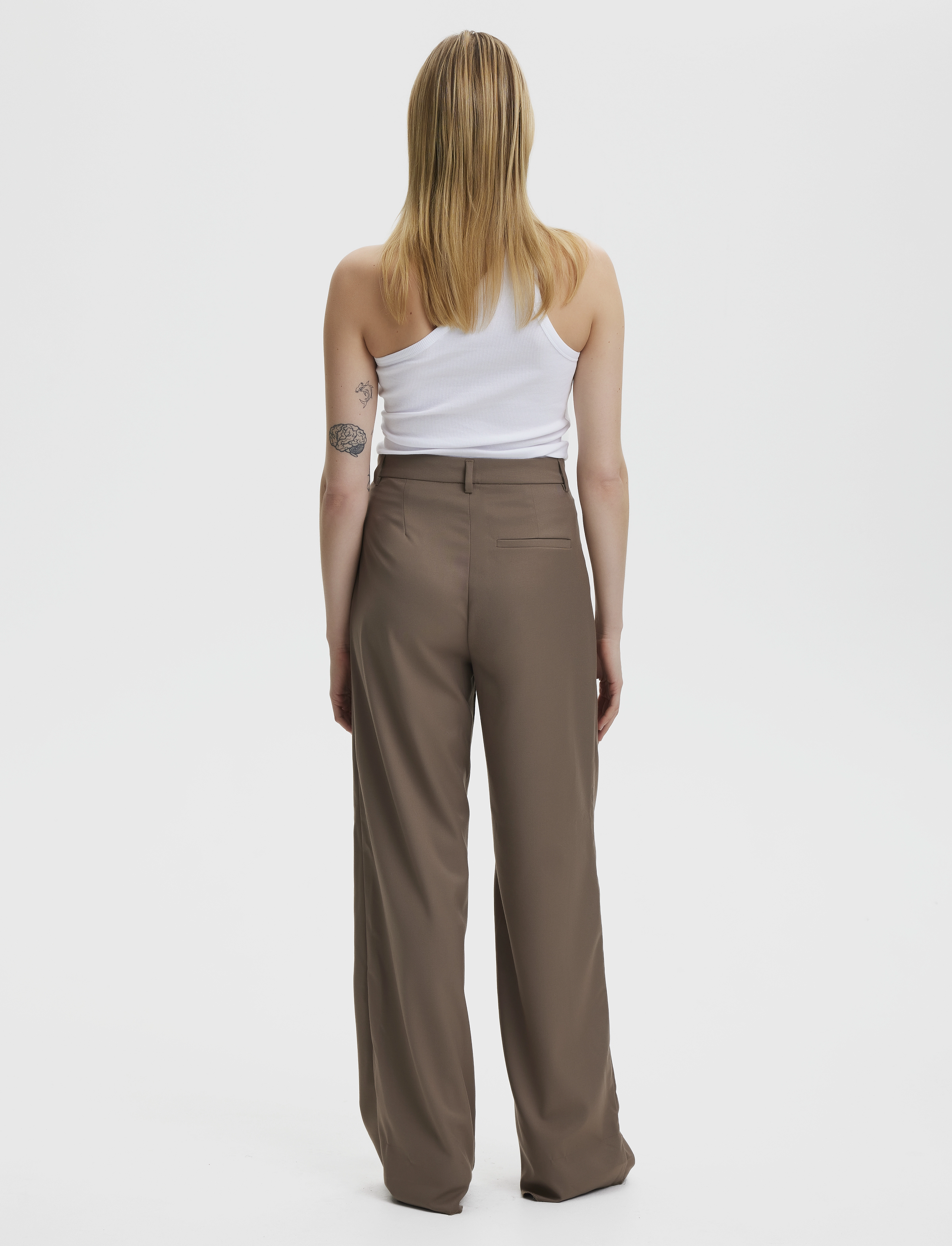 Gestuz - DrewGZ one shoulder - linnen - bright white - 3