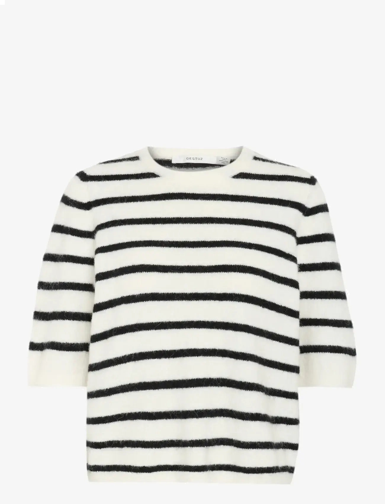 IVORY BLACK STRIPED