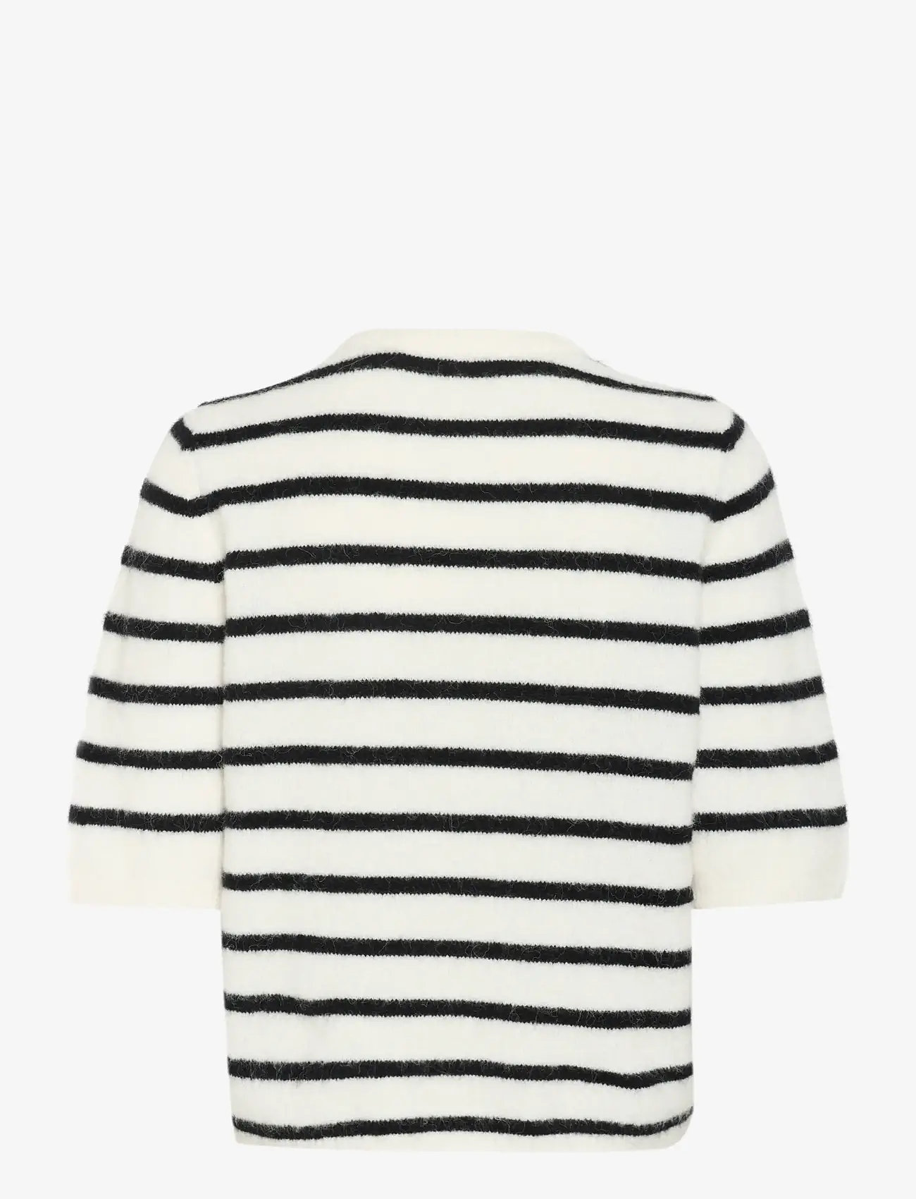 Gestuz - AlphaGZ tee NOOS - sügisesed riided - ivory black striped - 1