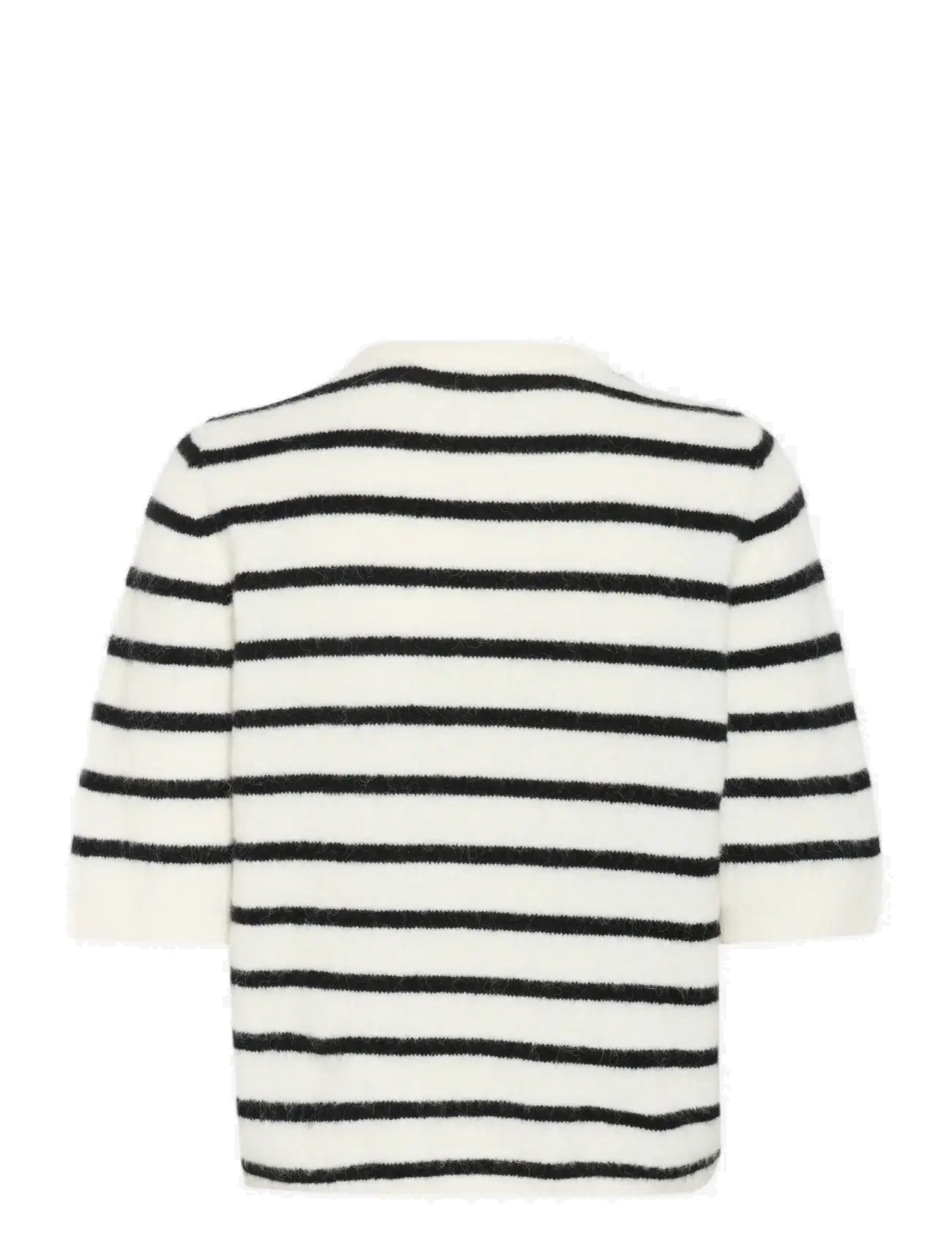 Gestuz - AlphaGZ tee NOOS - ivory black striped - 2