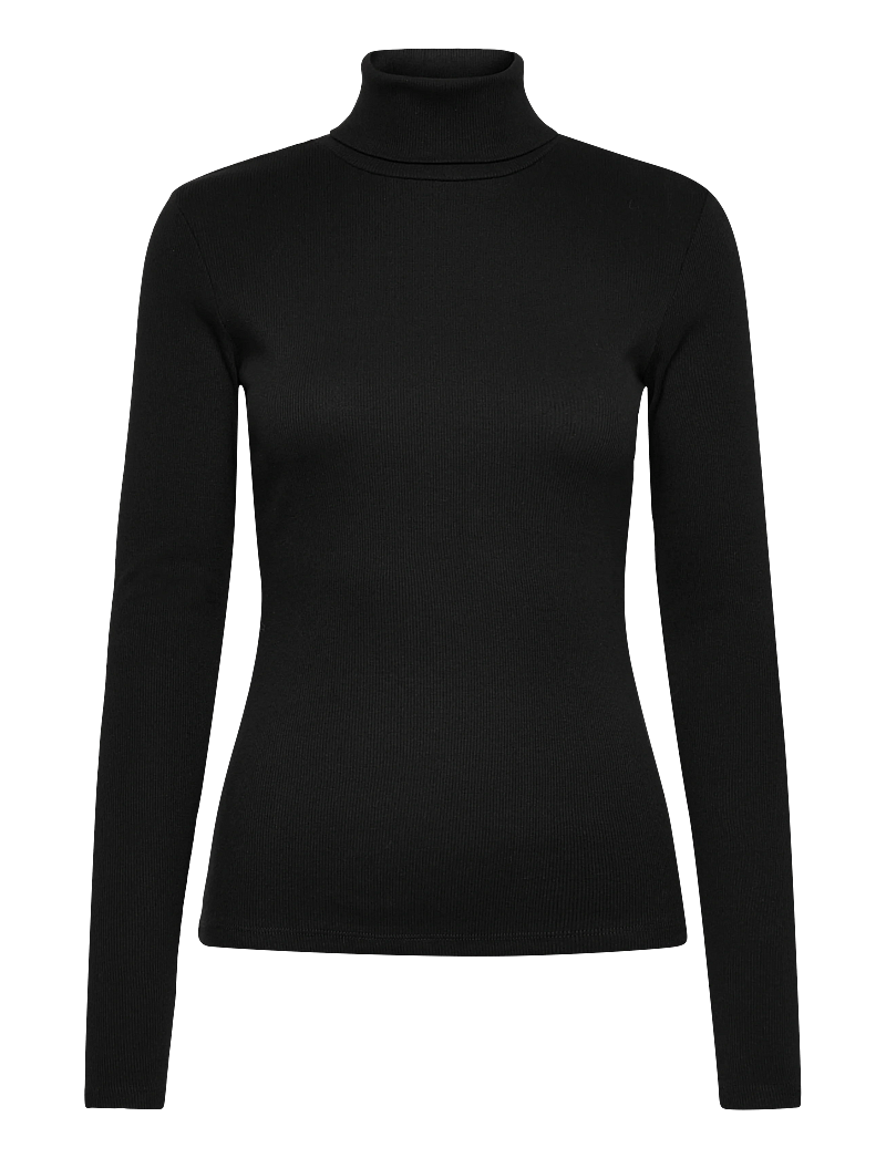 Gestuz - DrewGZ ls rollneck NOOS - polotröjor - black - 0