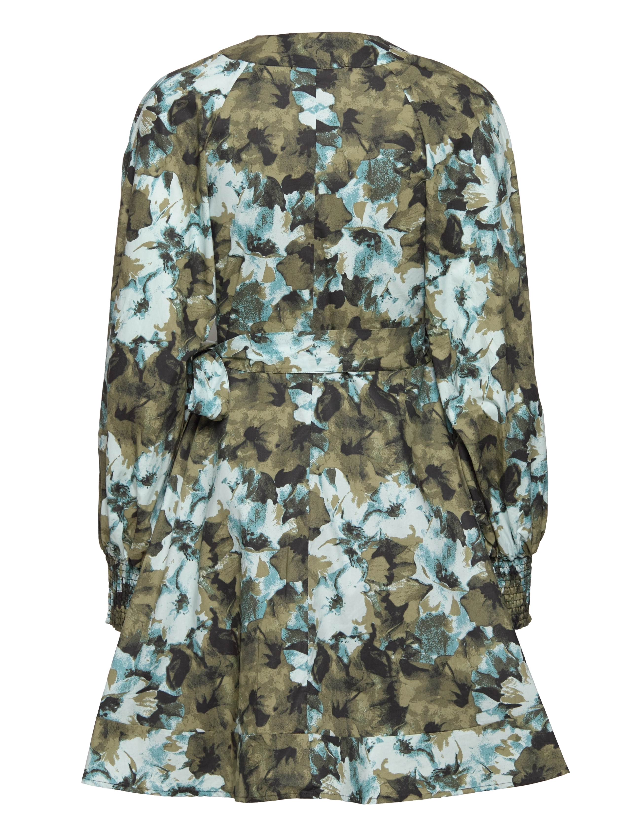 Gestuz - BlishaGZ wrap dress - artistic blue flower - 2