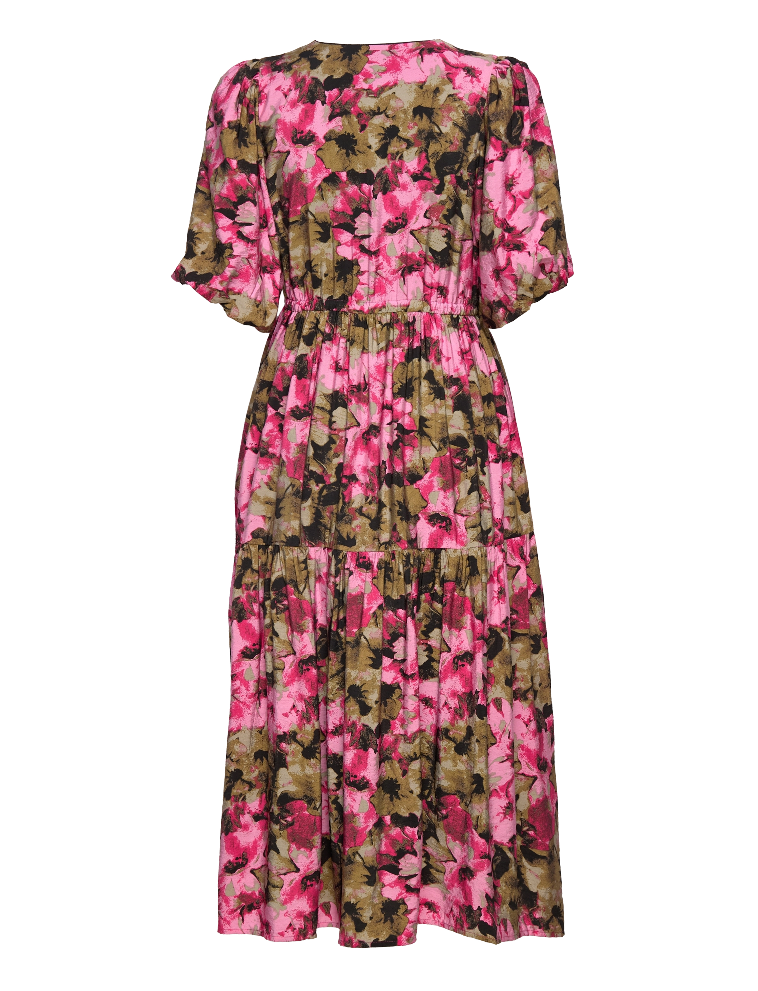 Gestuz - TaralynGZ wrap dress - artistic pink flower - 2