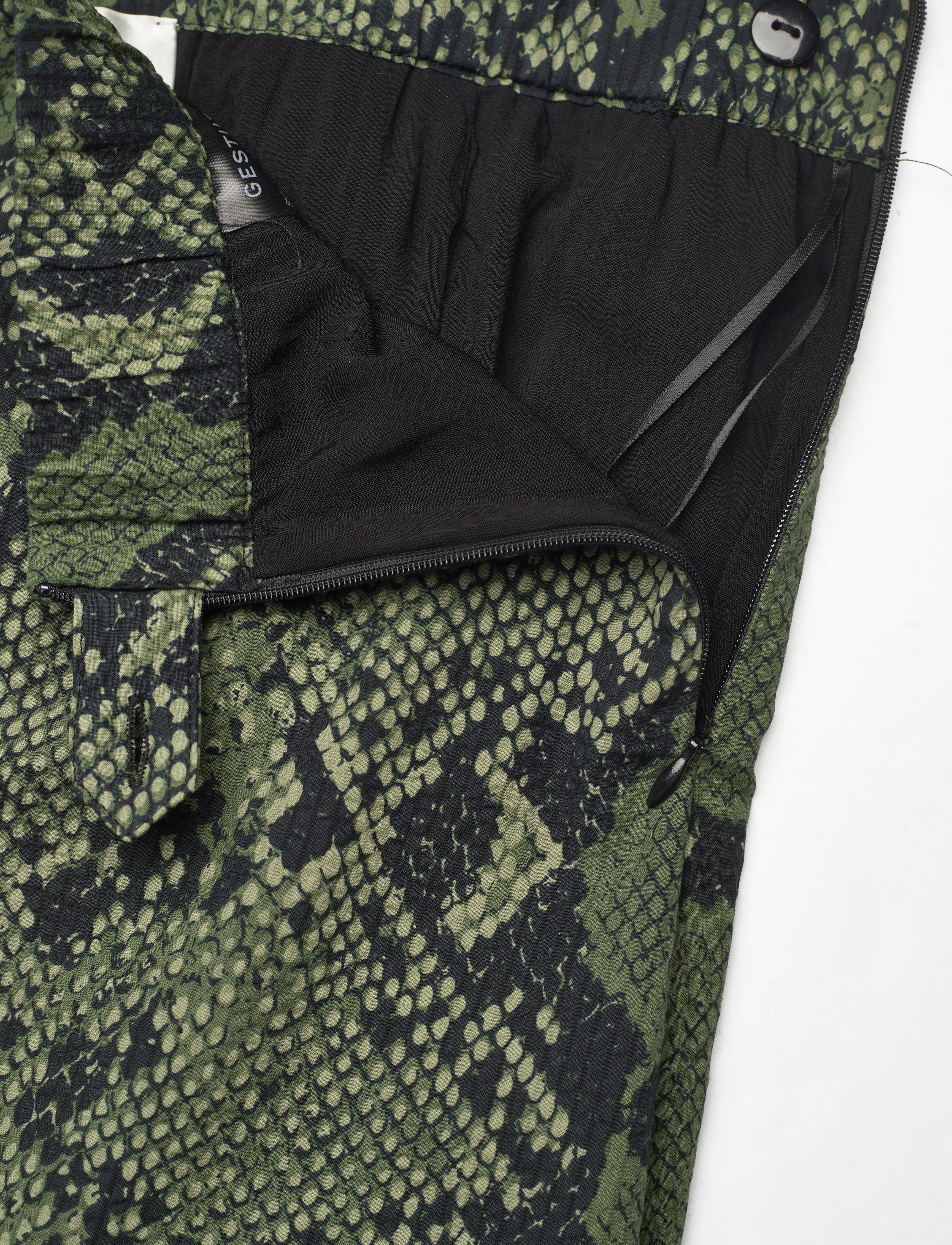 Gestuz - SantiaGZ HW skirt - green snake - 5