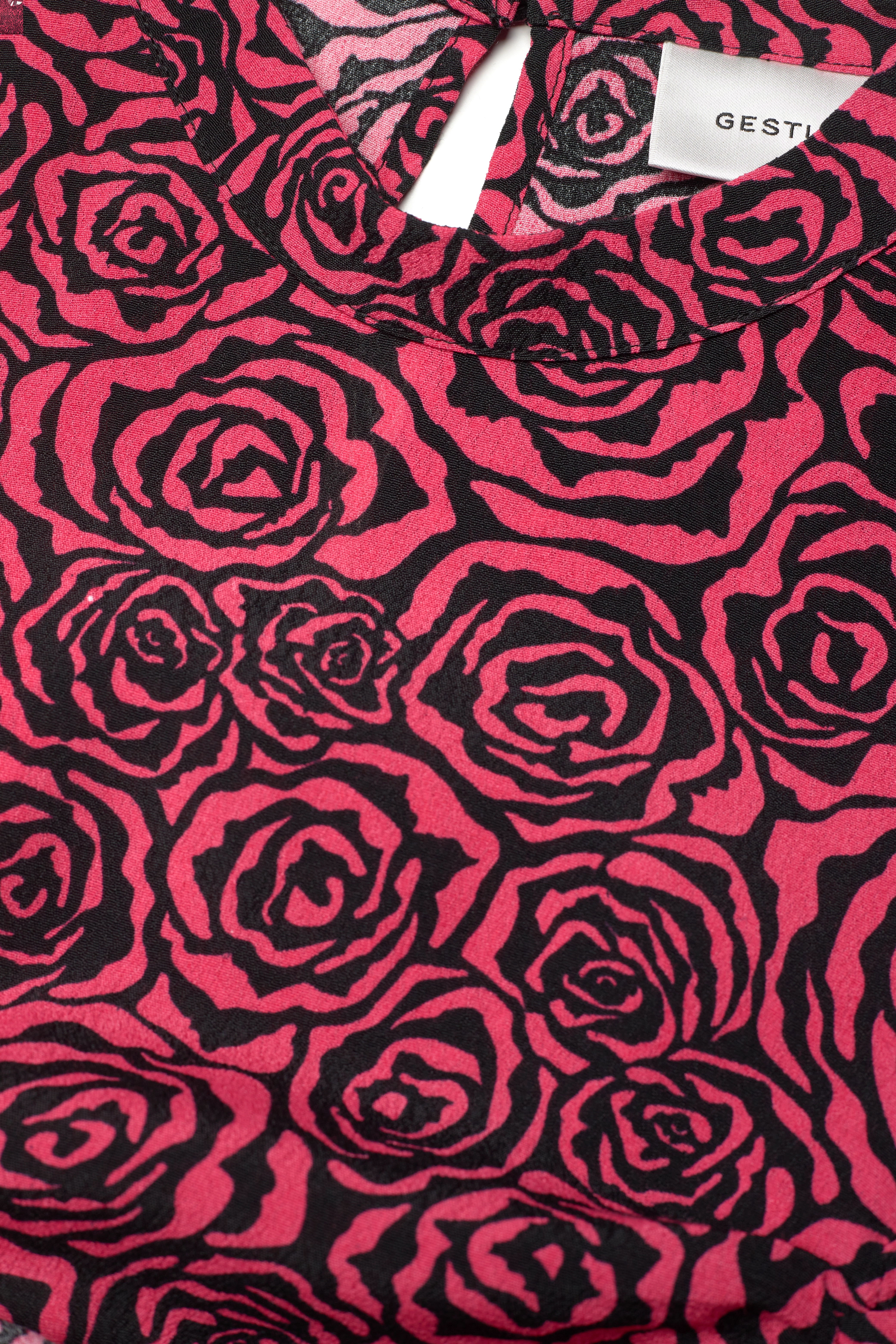 Gestuz - RosyGZ long dress - pink roses - 5