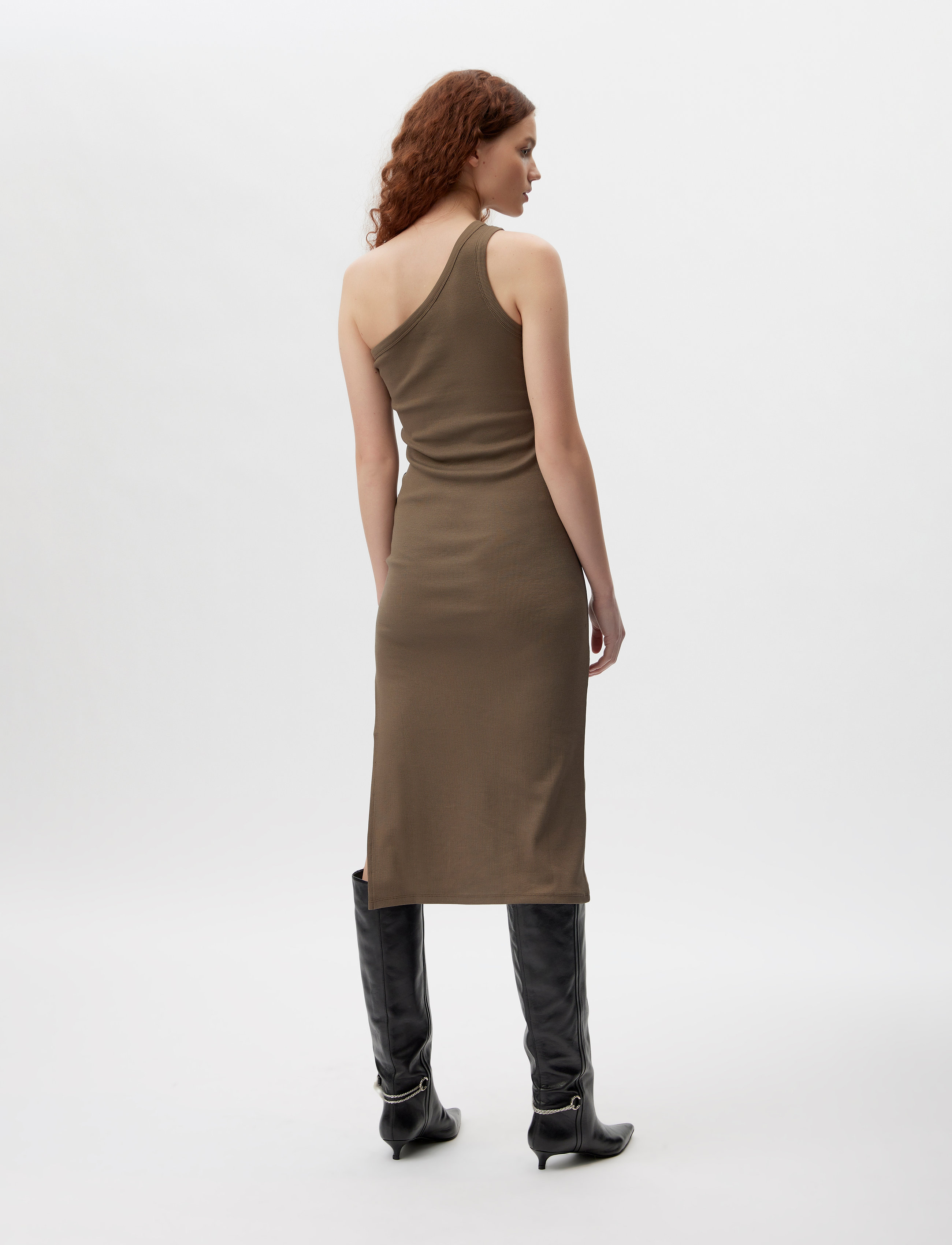 Gestuz - DrewGZ one shoulder dress - crocodile - 3