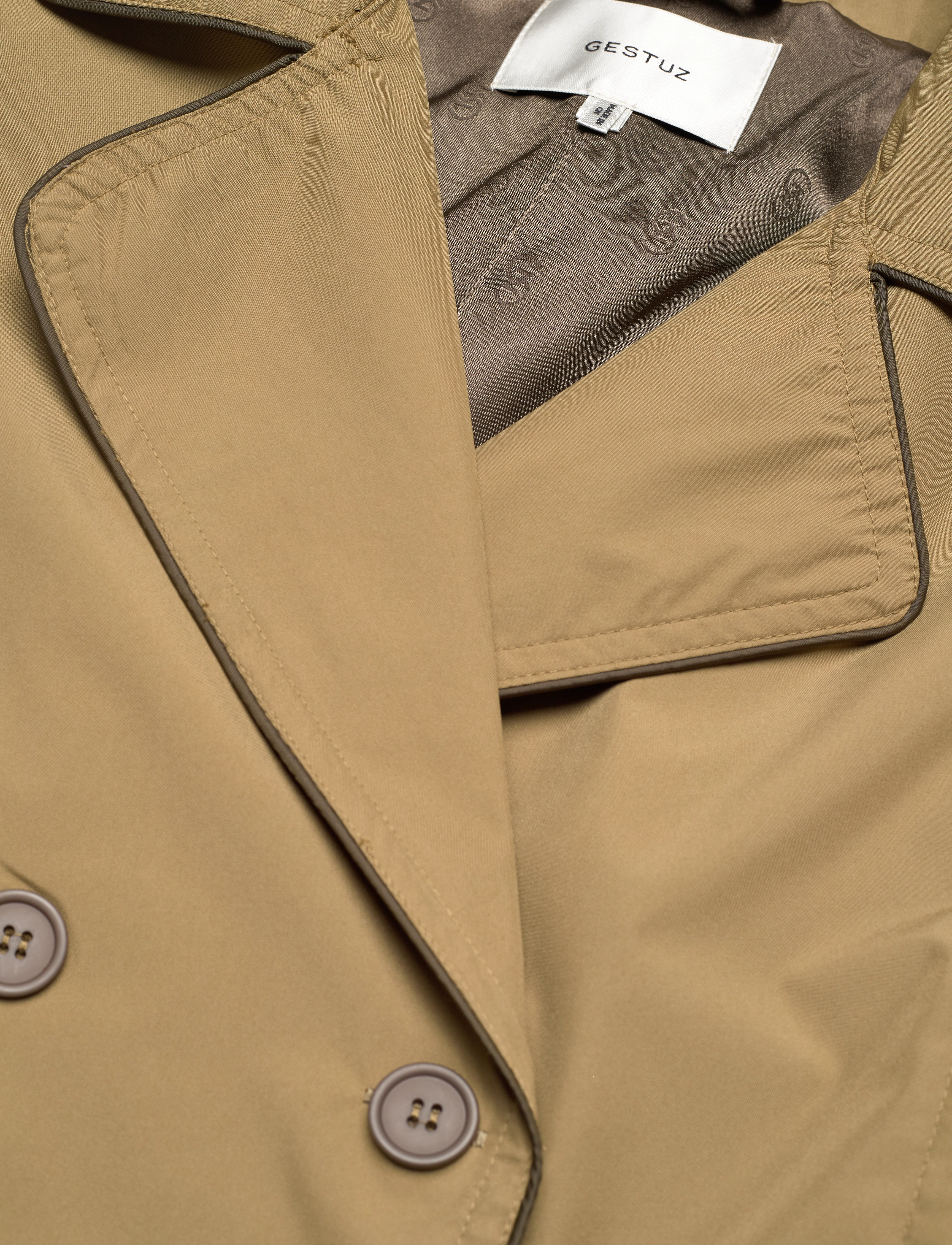 Gestuz - EvelynGZ trenchcoat - gothic olive - 4