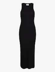 Gestuz - DrewGZ sl long dress NOOS - bodycon dresses - black - 0