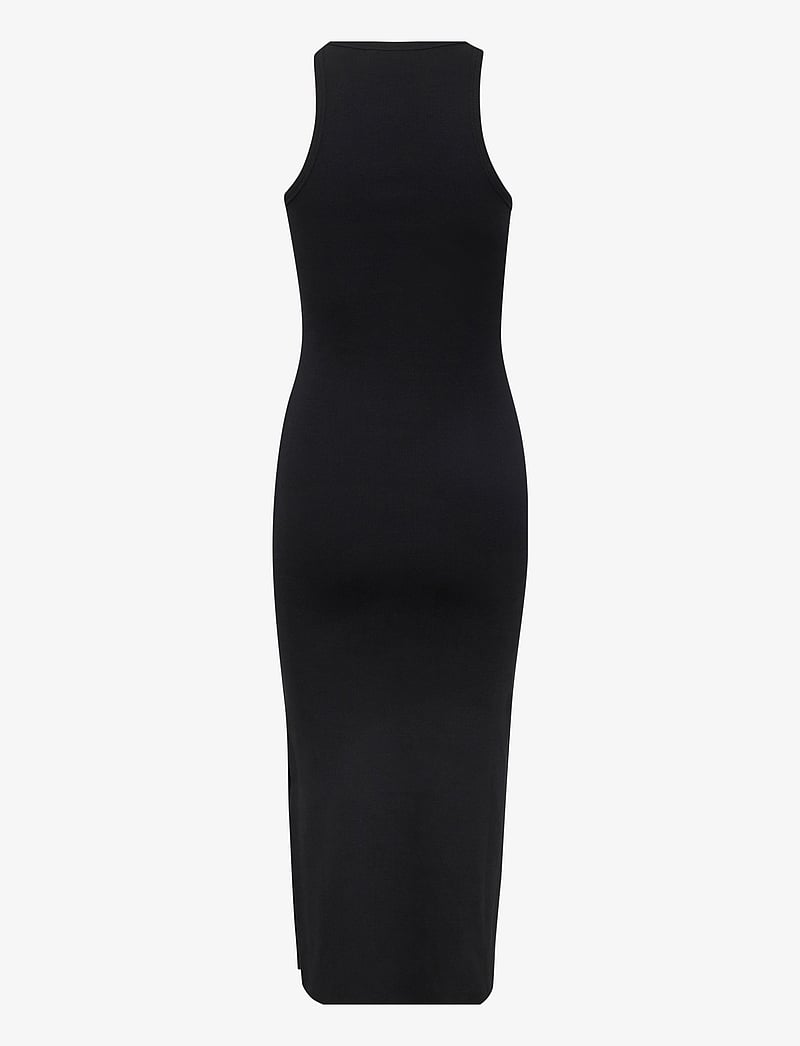 Gestuz - DrewGZ sl long dress NOOS - bodycon dresses - black - 2