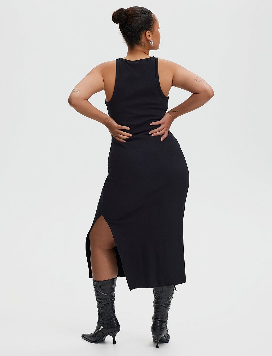 Gestuz - DrewGZ sl long dress NOOS - etuikleider - black - 5