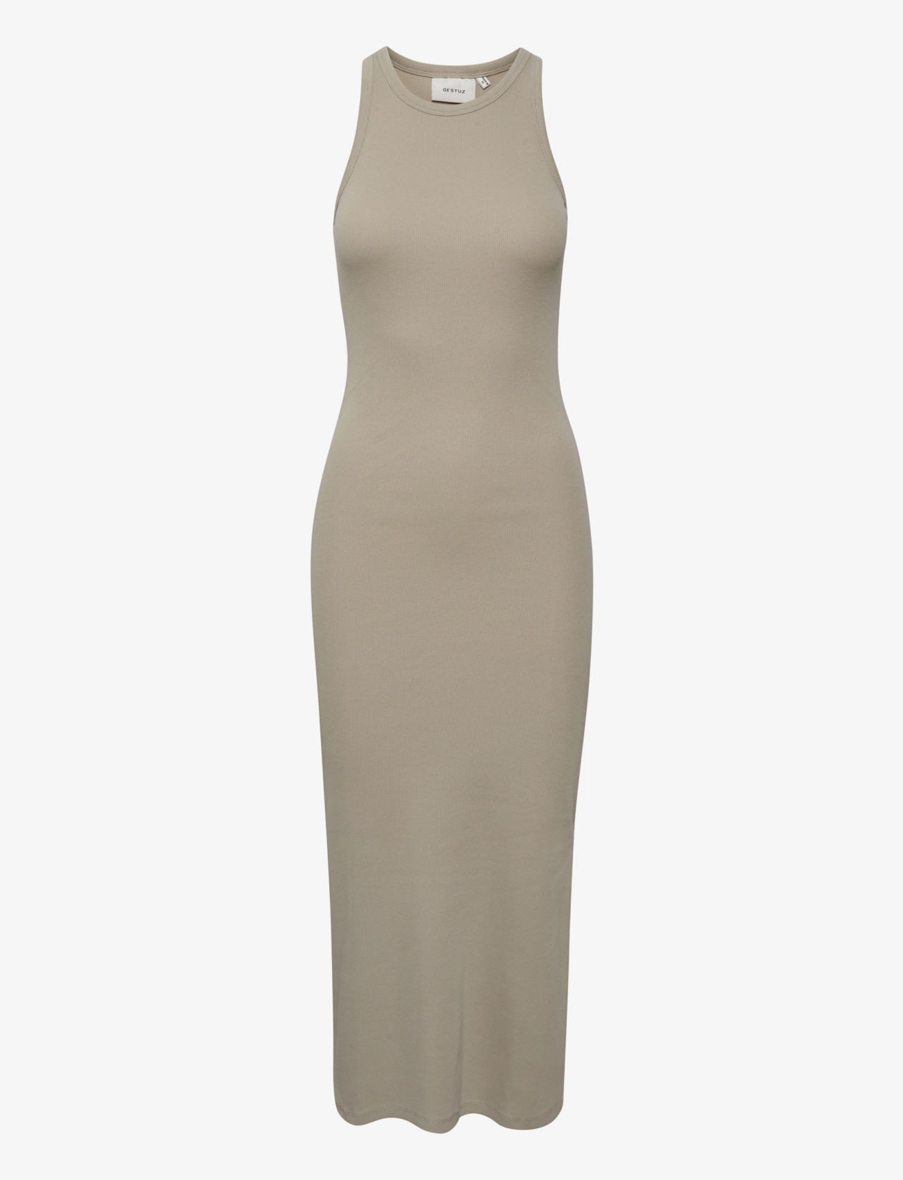 Gestuz DrewGZ sl long dress NOOS - Kjoler - STRING / cream